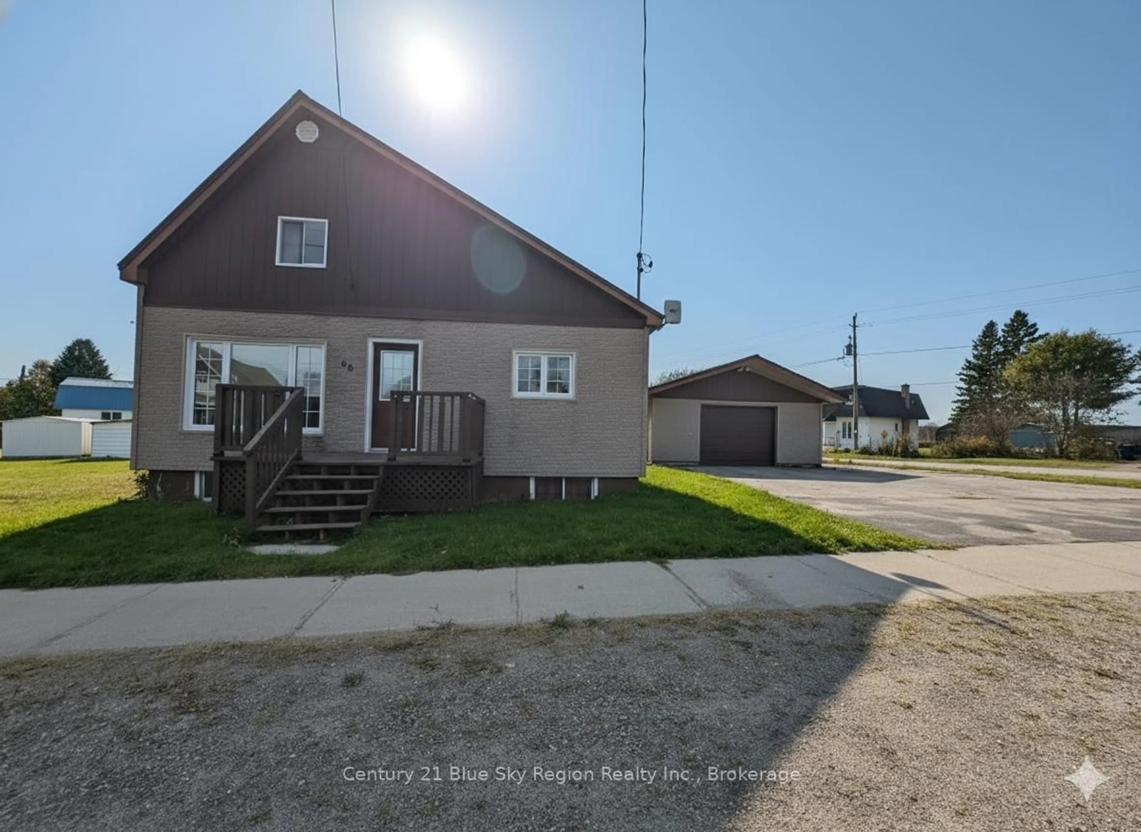 A pic from outside/outdoor area/front of a property/back of a property/a pic from drone, street for 66 Principale St, West Nipissing Ontario P0H 2M0