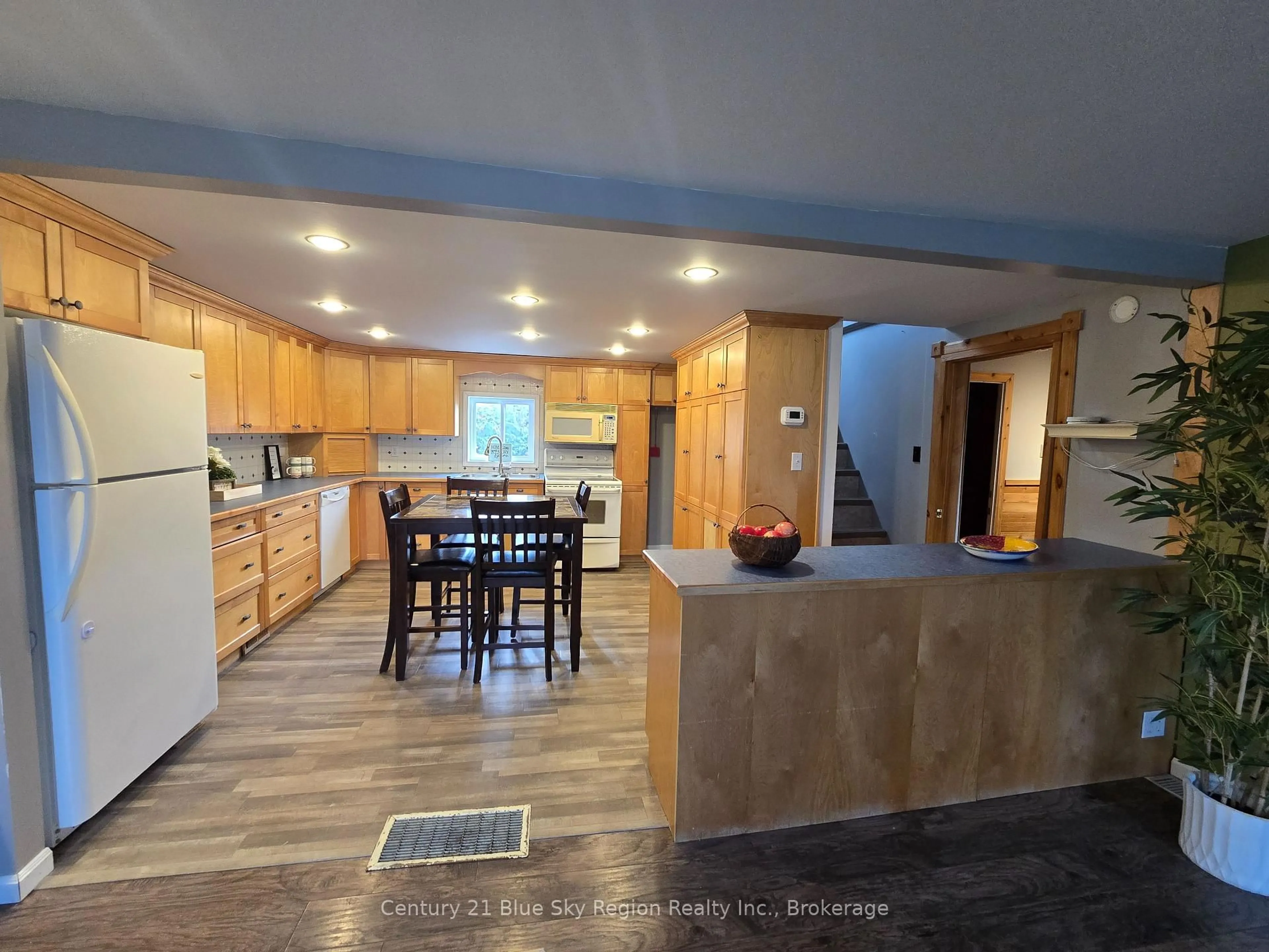 Open concept kitchen, ceramic/tile floor for 66 Principale St, West Nipissing Ontario P0H 2M0