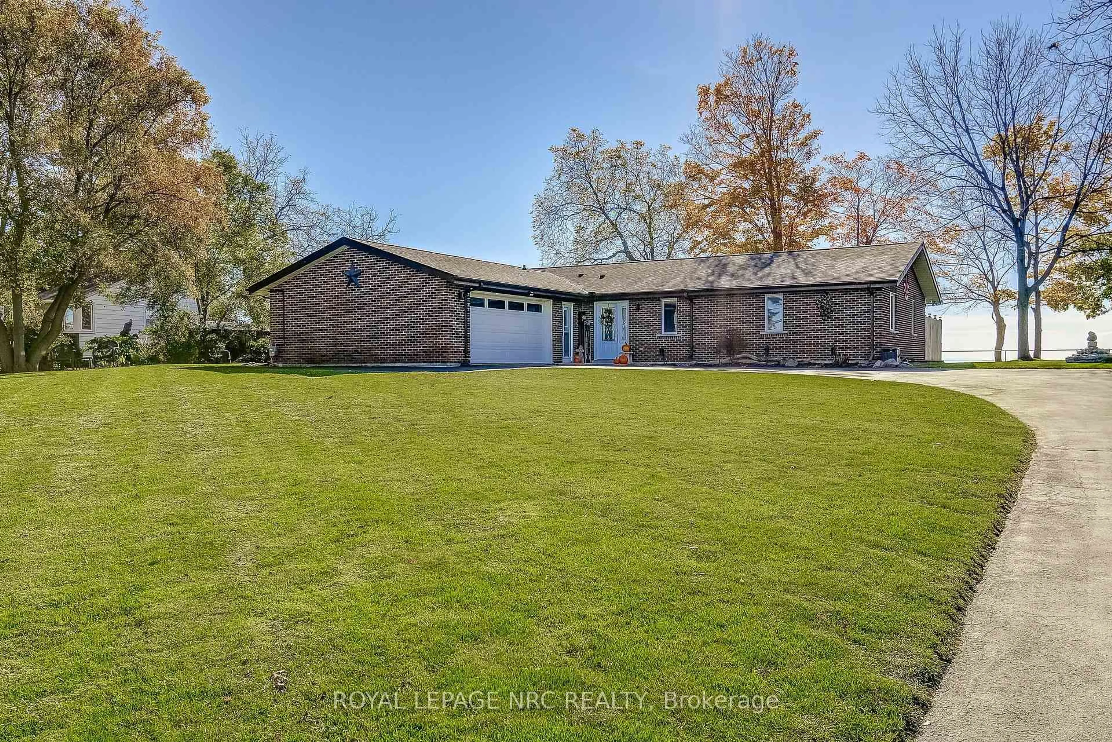 A pic from outside/outdoor area/front of a property/back of a property/a pic from drone, water/lake/river/ocean view for 10781 Lakeshore Rd, Wainfleet Ontario L3K 5V4