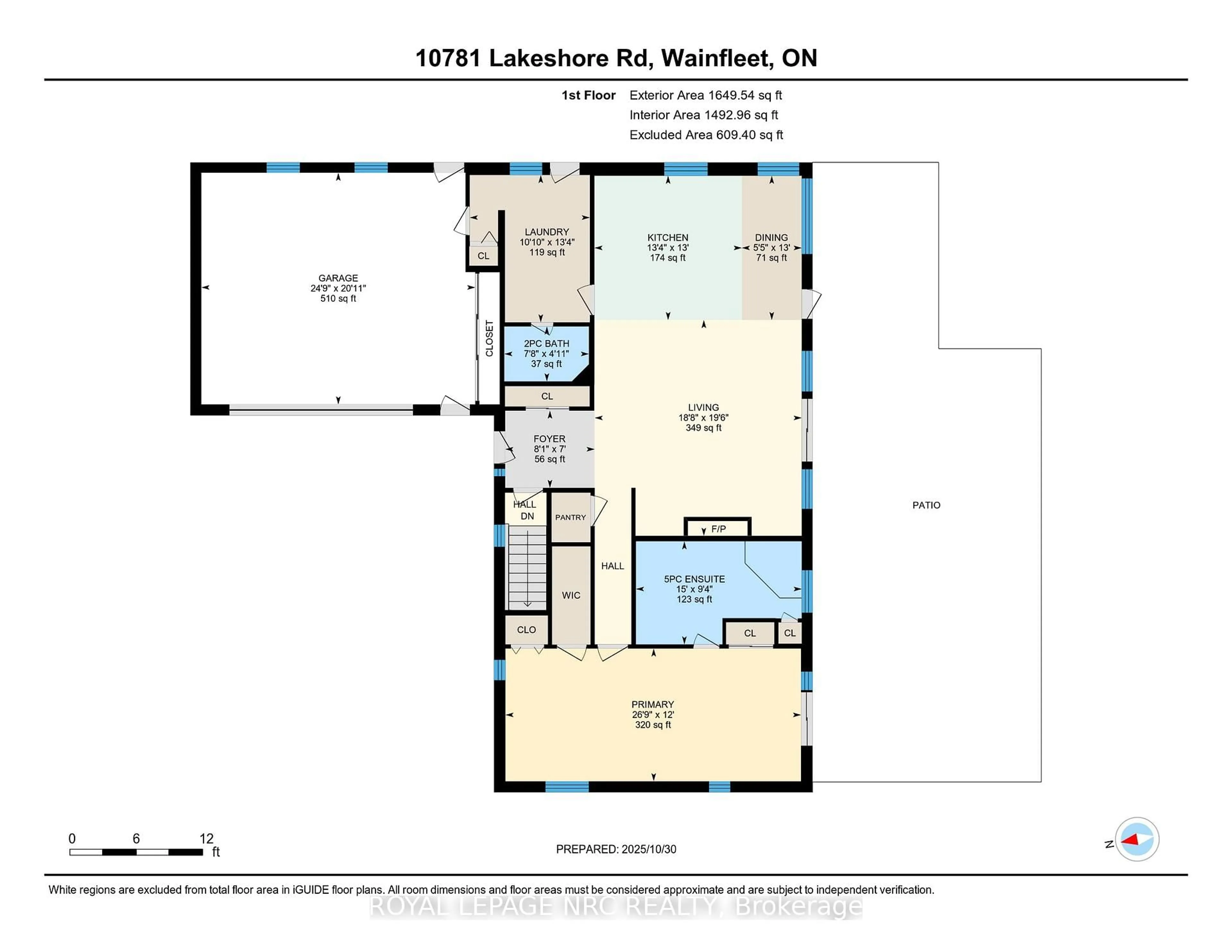 Floor plan for 10781 Lakeshore Rd, Wainfleet Ontario L3K 5V4