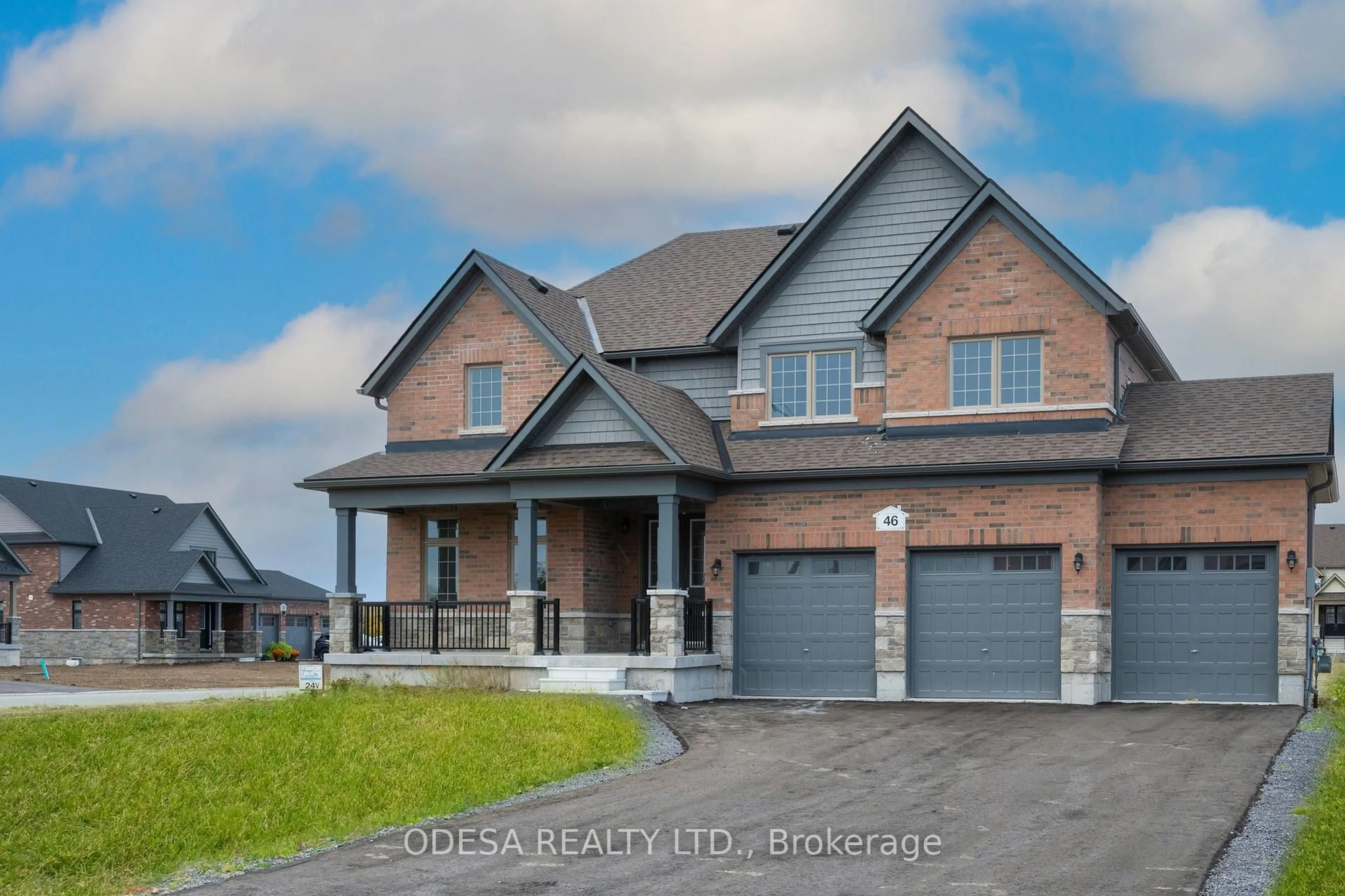 Home with brick exterior material, street for 46 East Vista Terr, Quinte West Ontario K0K 1L0