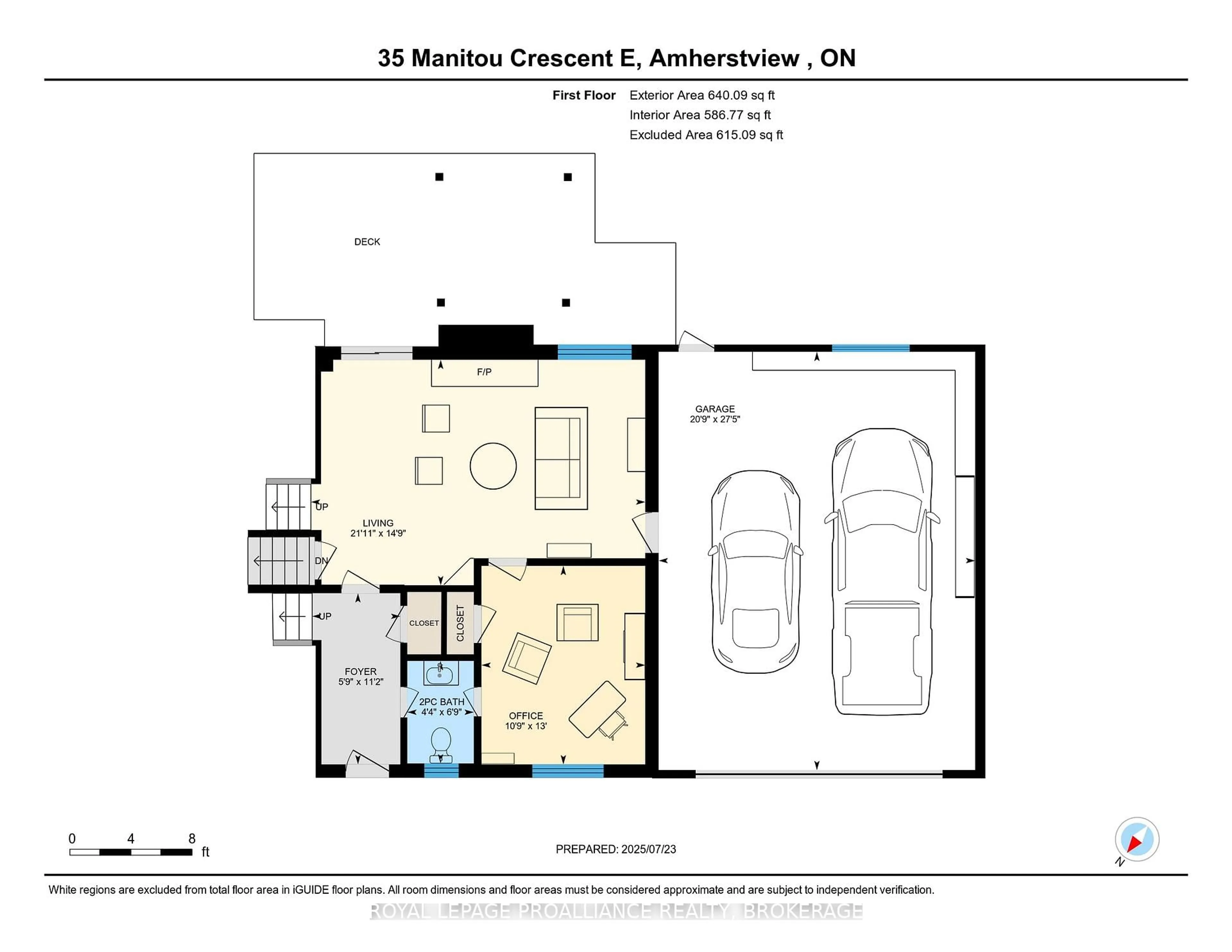 Floor plan for 35 Manitou Cres, Loyalist Ontario K7N 1B1