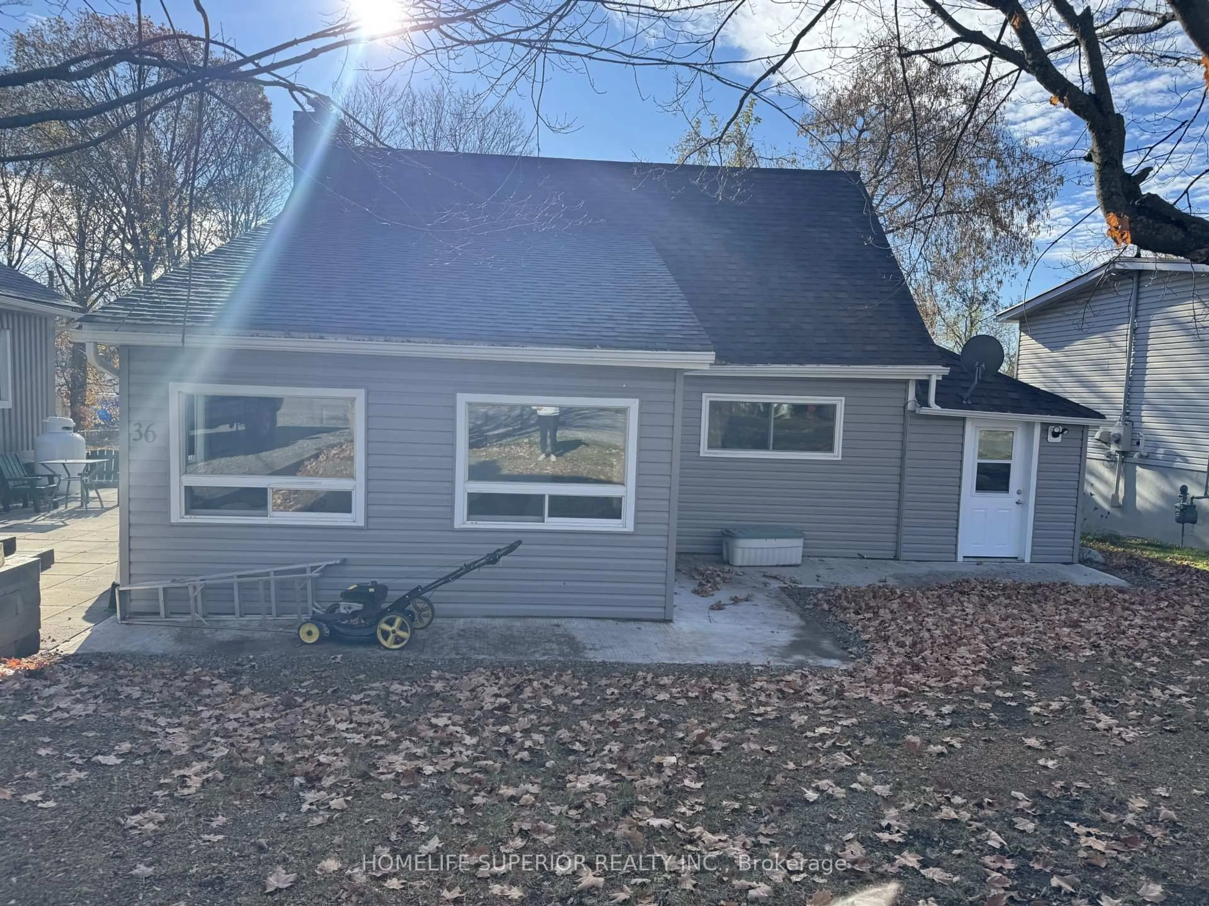 Home with vinyl exterior material, street for 36 Madoc St, Limoges Ontario K0K 2M0