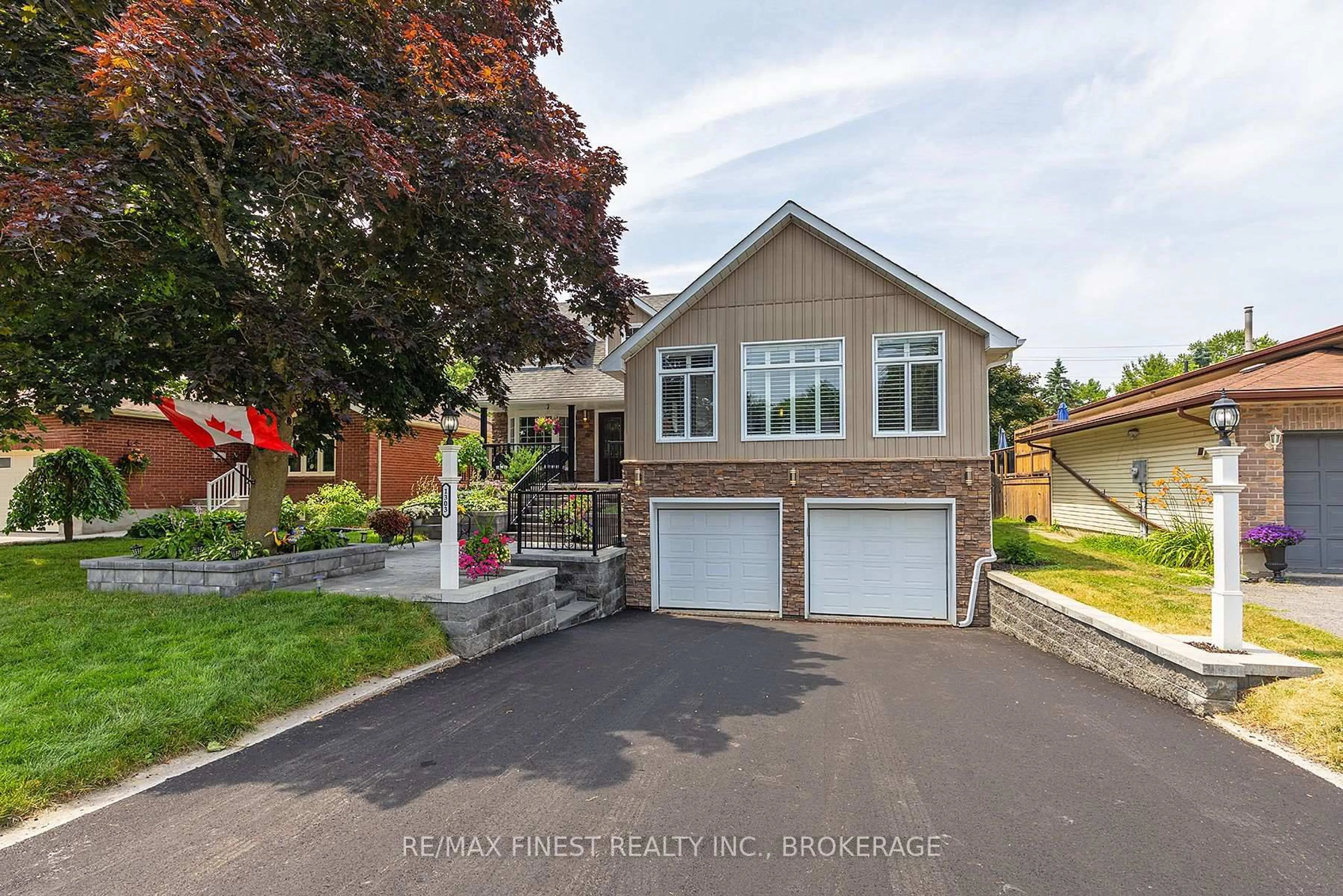 Home with brick exterior material, street for 1303 Rockwood Dr, Kingston Ontario K7P 1X6