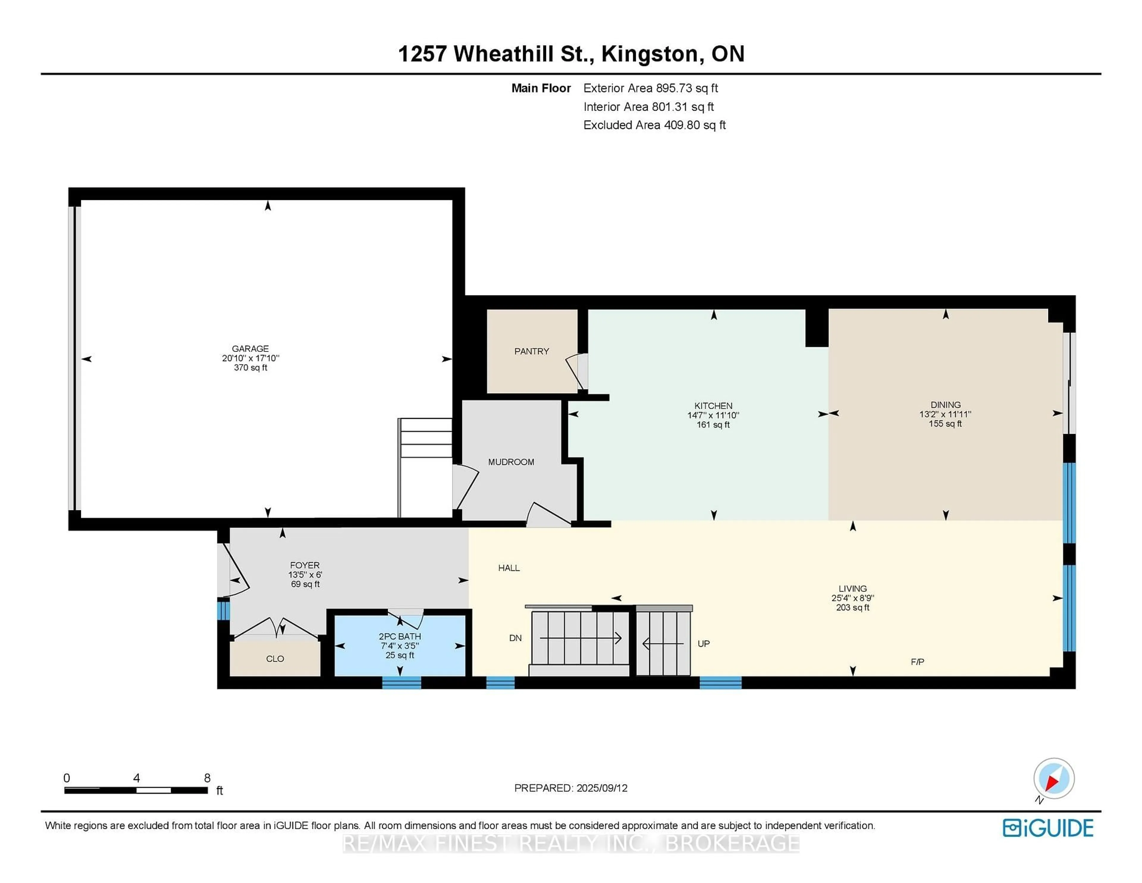 Floor plan for 1257 Wheathill St, Kingston Ontario K7M 0H4