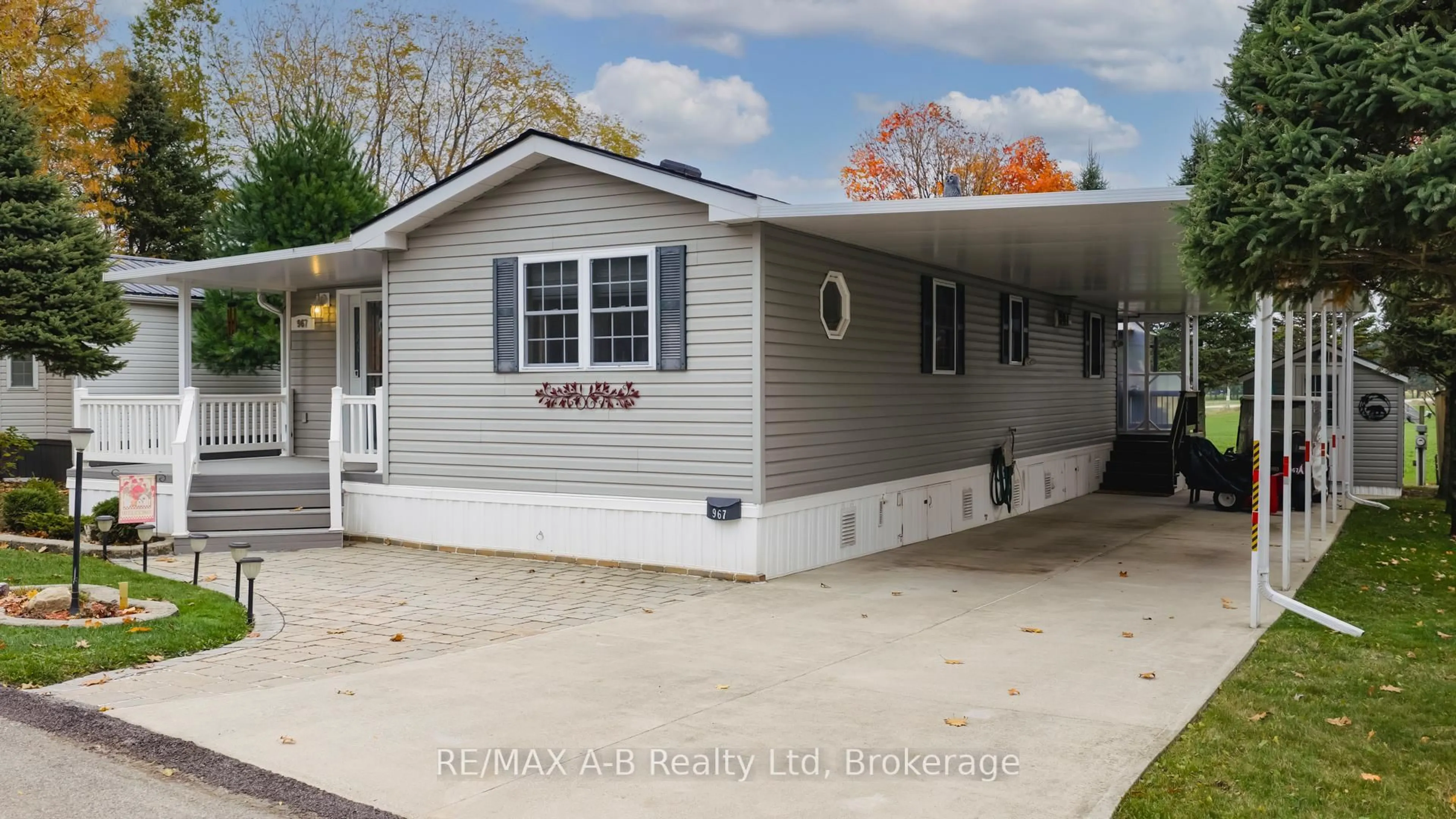 Home with vinyl exterior material, street for 316489 31St Line #967, Zorra Ontario N0J 1J0