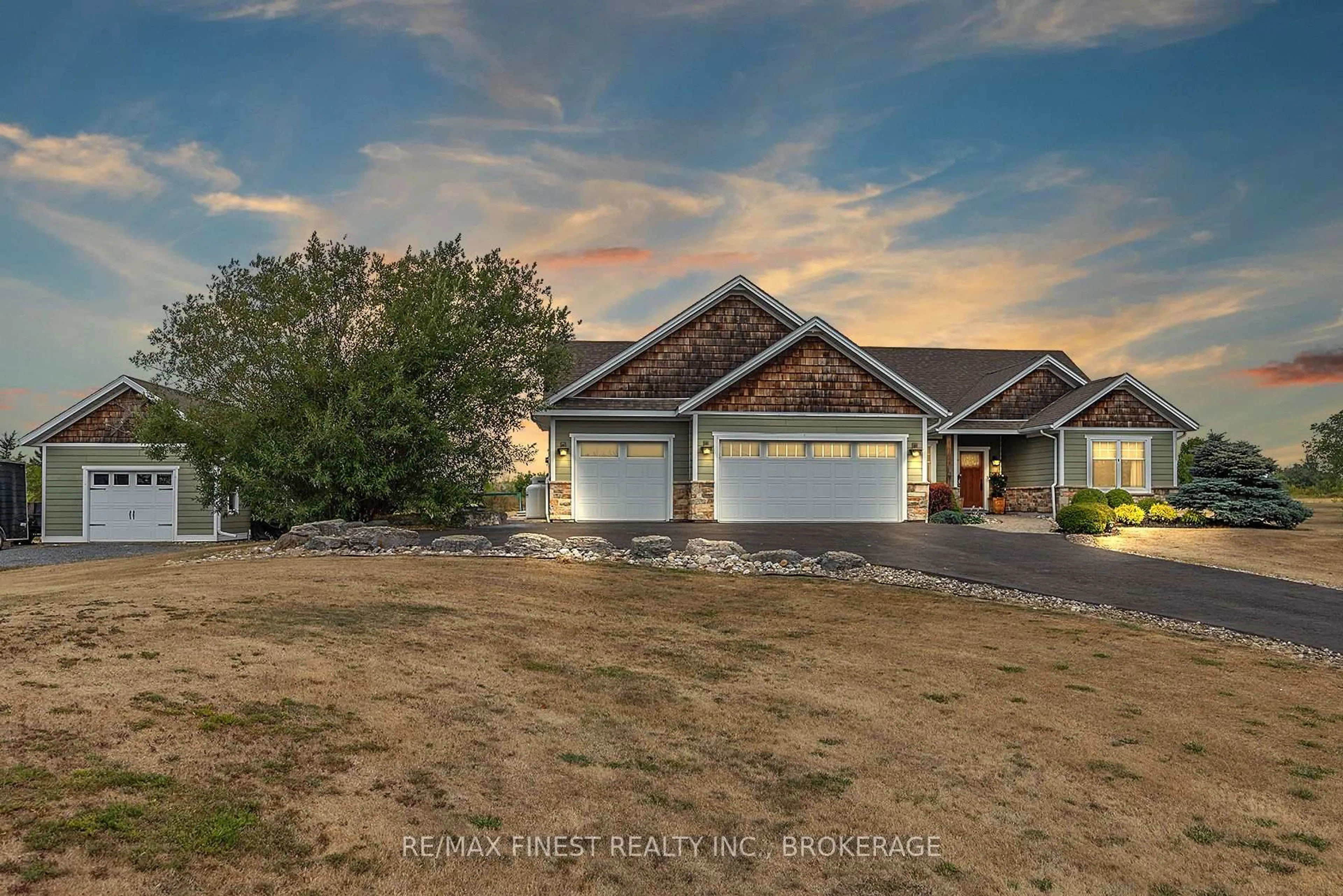 A pic from outside/outdoor area/front of a property/back of a property/a pic from drone, unknown for 1247 Millhaven Rd, Bissett Creek Ontario K0H 2H0