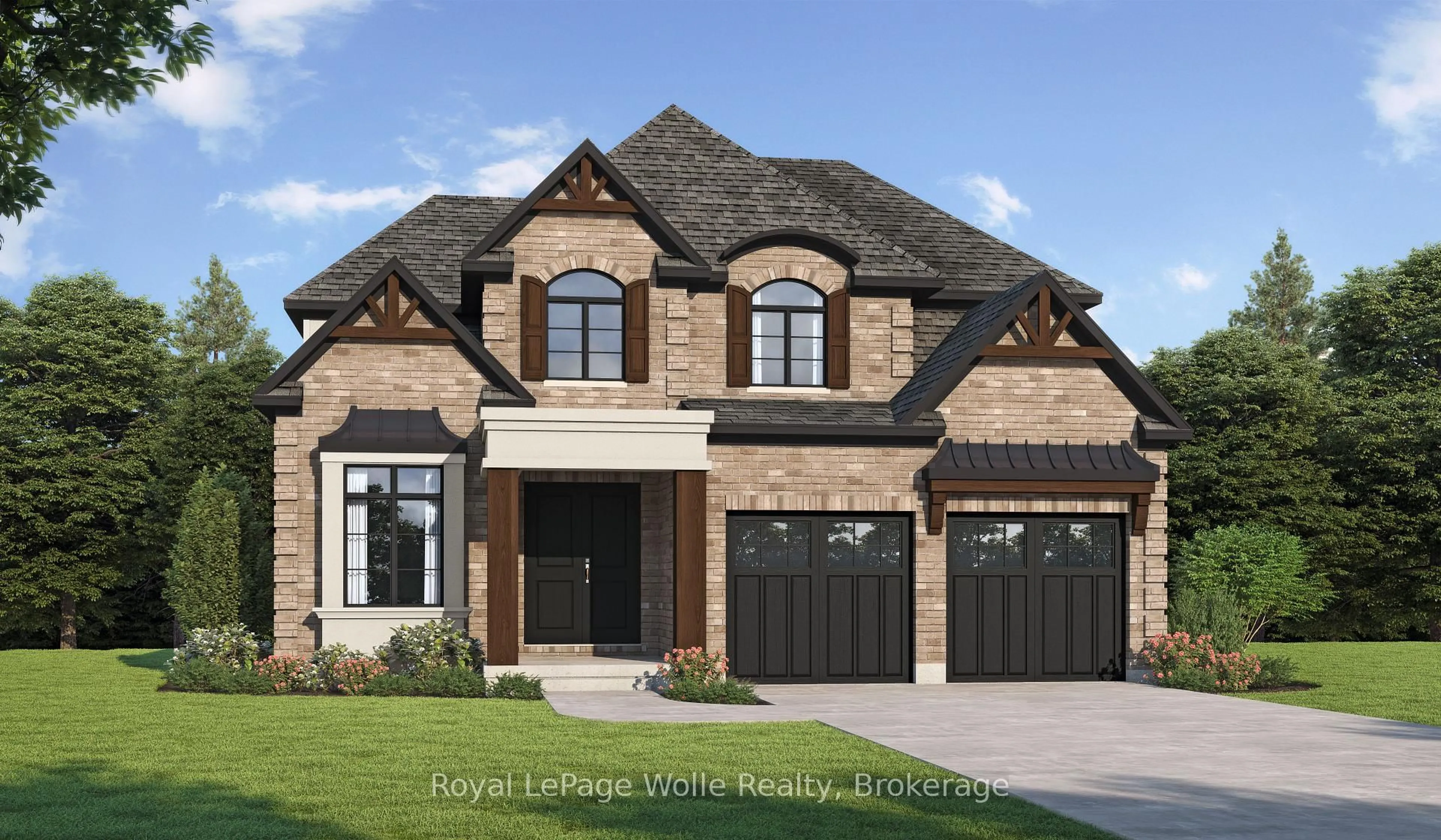 Home with brick exterior material, street for 176B Woolwich St, Kitchener Ontario N2K 1S6