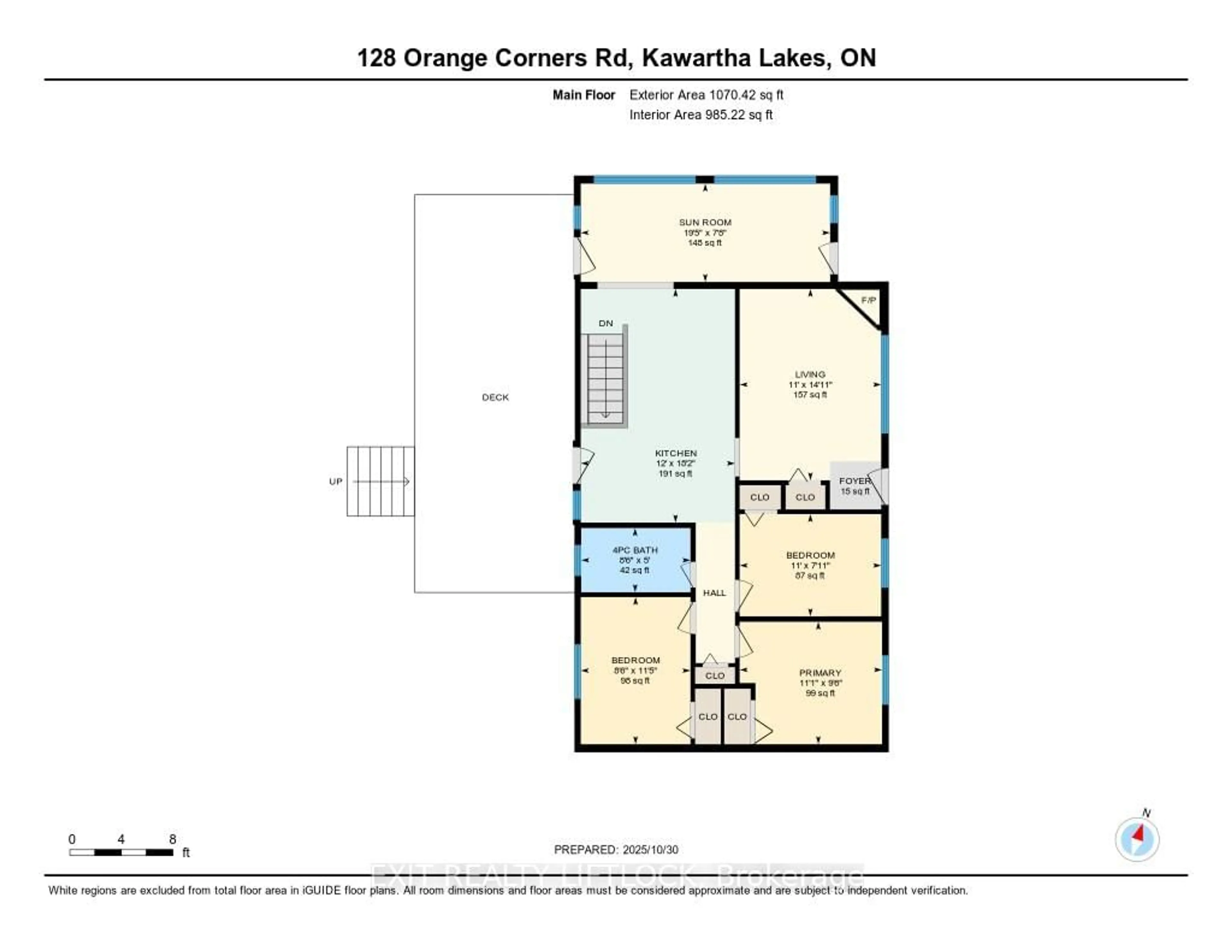 Floor plan for 128 Orange Corners Rd, Kawartha Lakes Ontario K0L 2W0