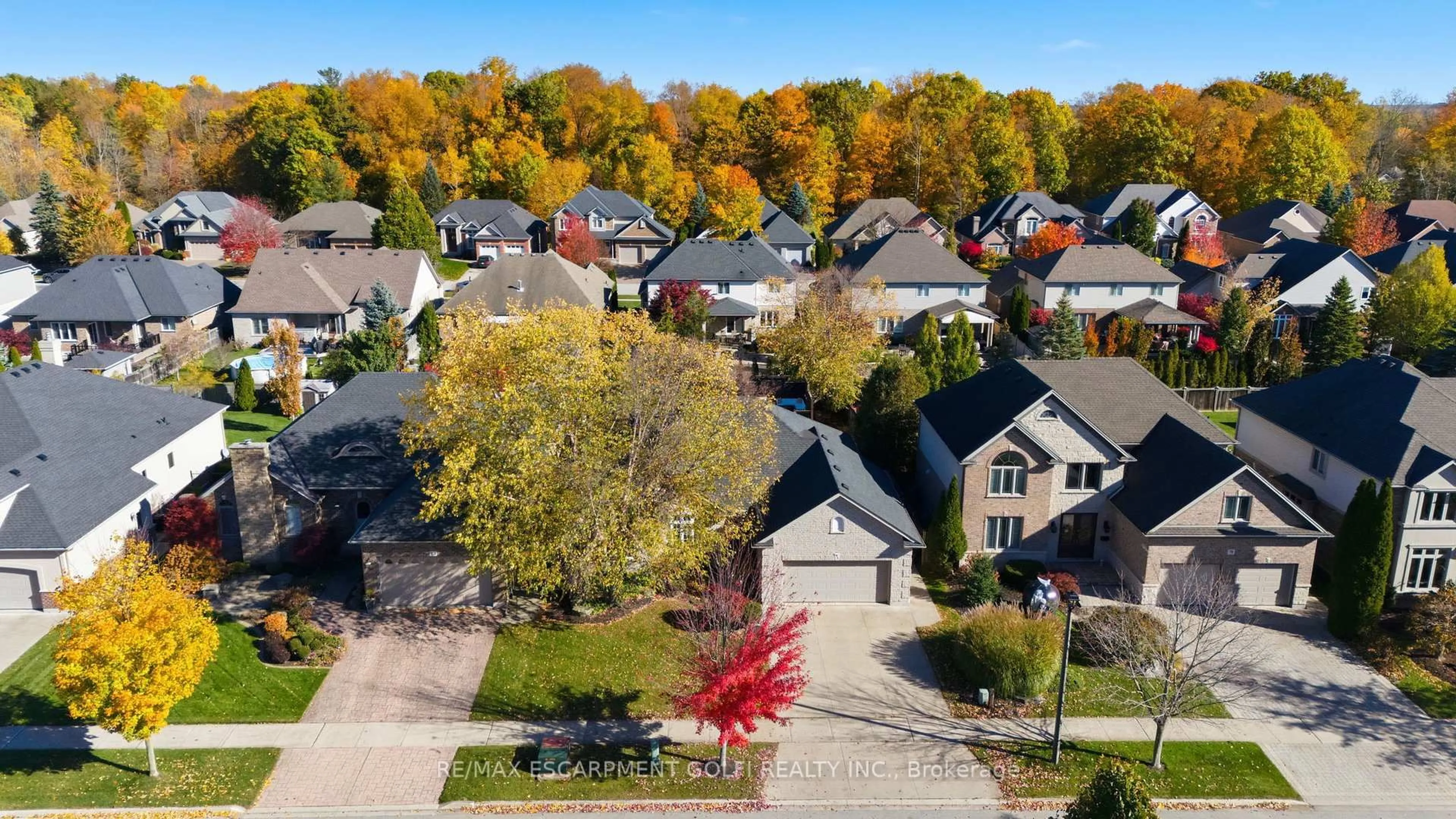 A pic from outside/outdoor area/front of a property/back of a property/a pic from drone, street for 81 Timber Creek Cres, Pelham Ontario L0S 1E4