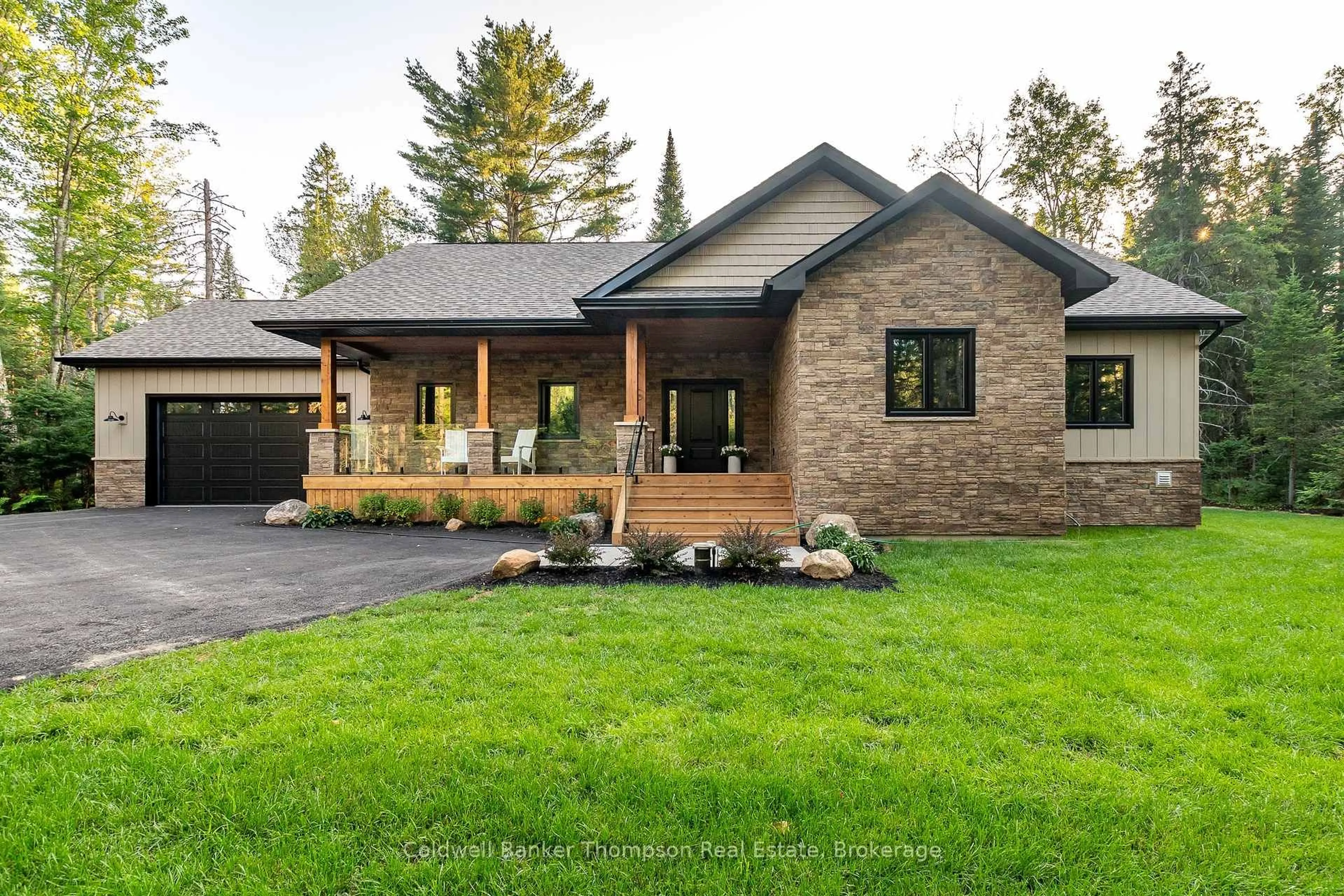 Home with brick exterior material, street for 27 Crimson Lane, Huntsville Ontario P0B 1L0