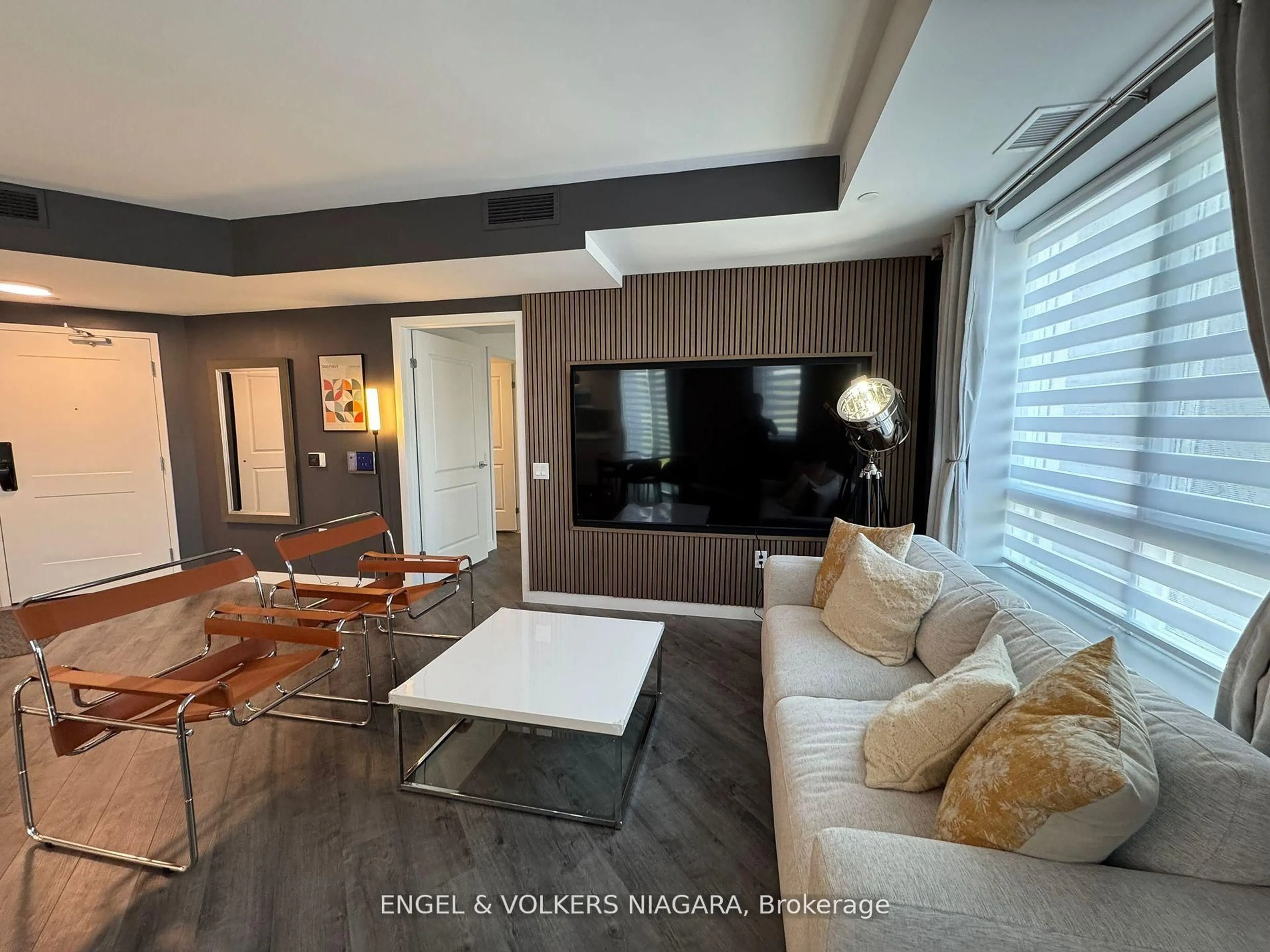 Living room with furniture, unknown for 7549 A Kalar Rd #205, Niagara Falls Ontario L2H 3W6