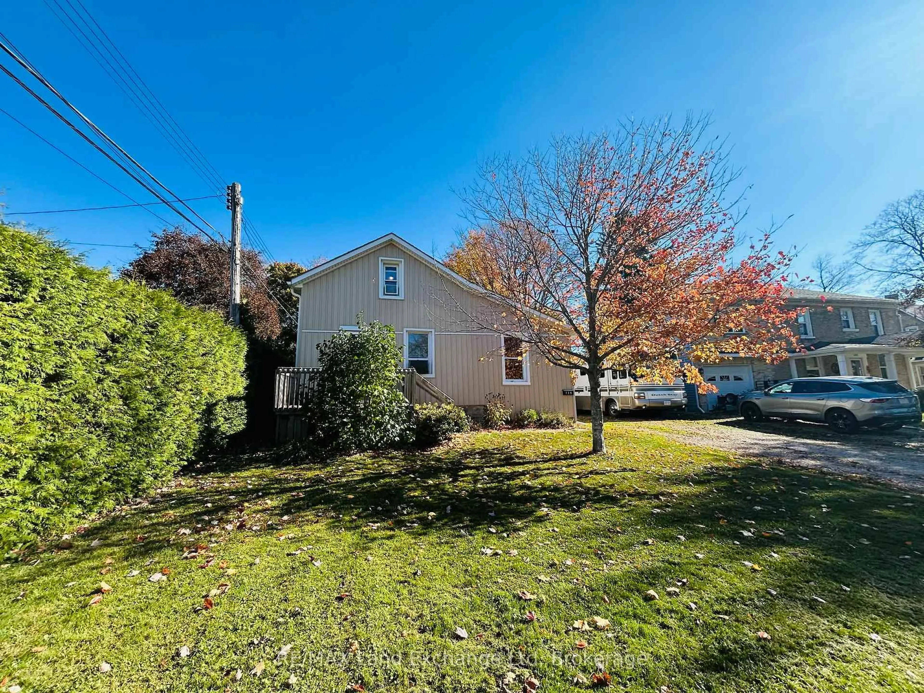 A pic from outside/outdoor area/front of a property/back of a property/a pic from drone, street for 130 Henry St, Minto Ontario N0G 2P0