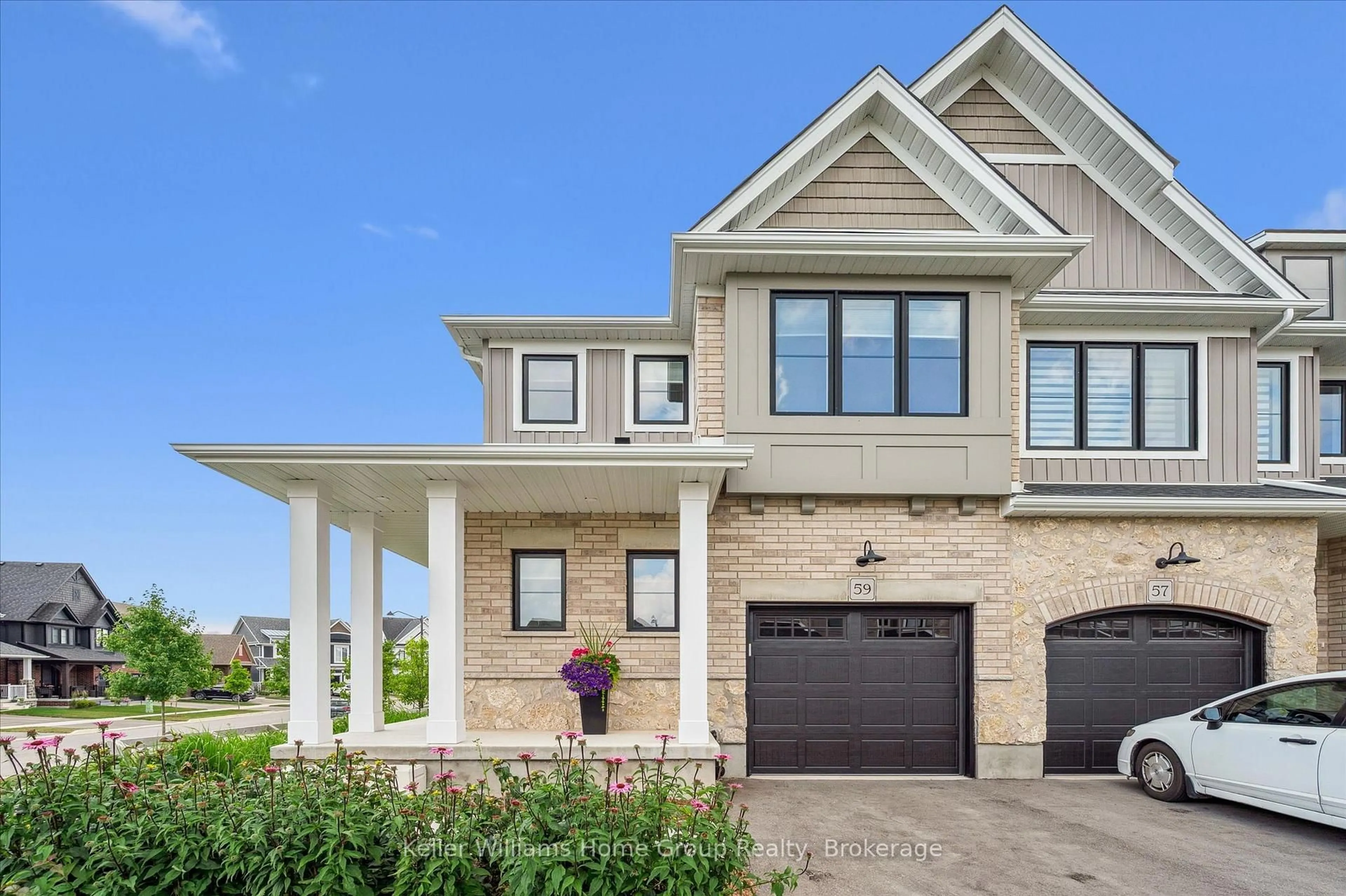 Home with brick exterior material, street for 59 Hedley Lane, Centre Wellington Ontario N0B 1S0