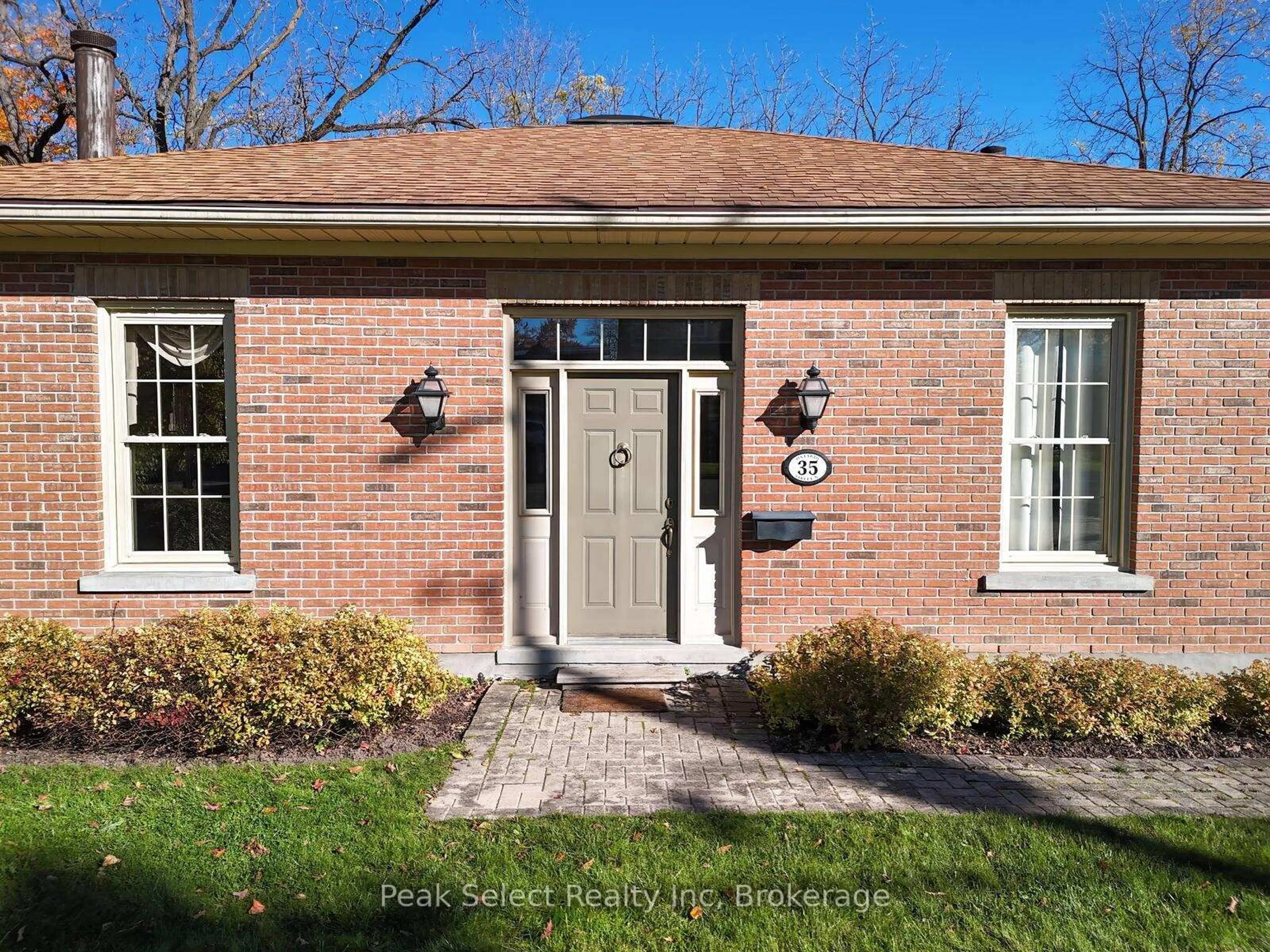 Home with brick exterior material, street for 35 Ontario St, St. Marys Ontario N4X 1B1
