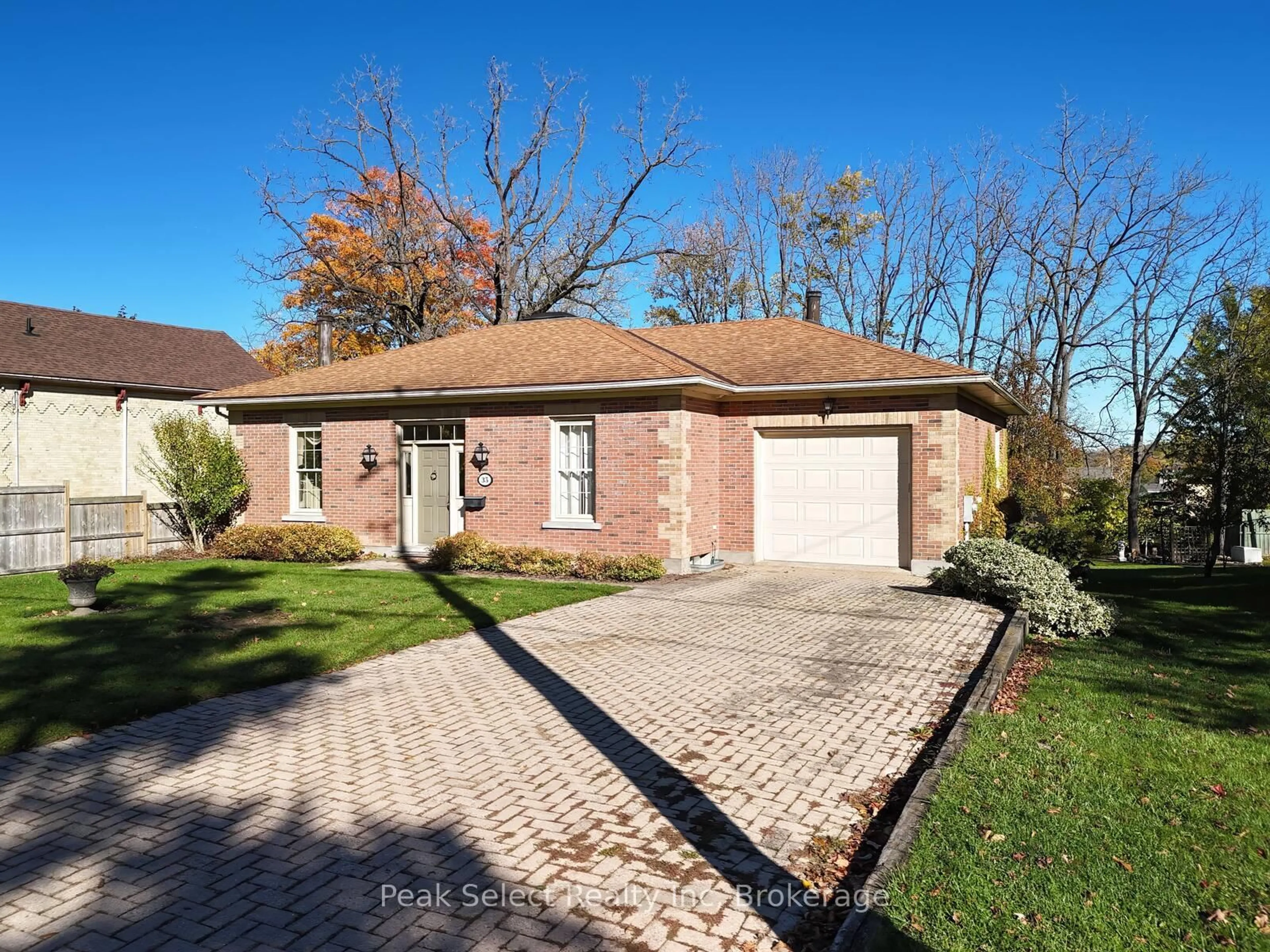 Home with brick exterior material, street for 35 Ontario St, St. Marys Ontario N4X 1B1