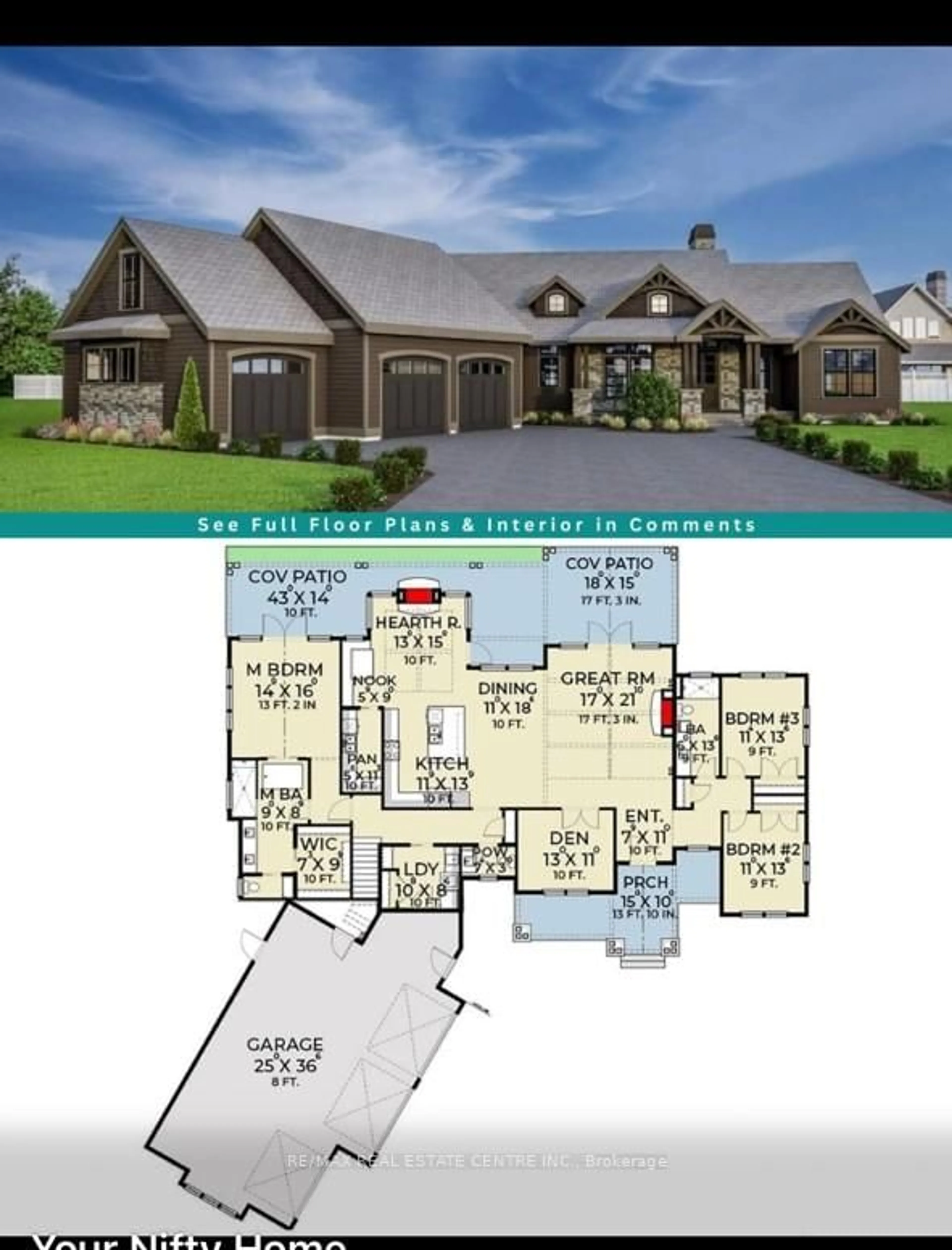 Floor plan for 16 Abingdon Rd #8, West Lincoln Ontario L0R 1E0