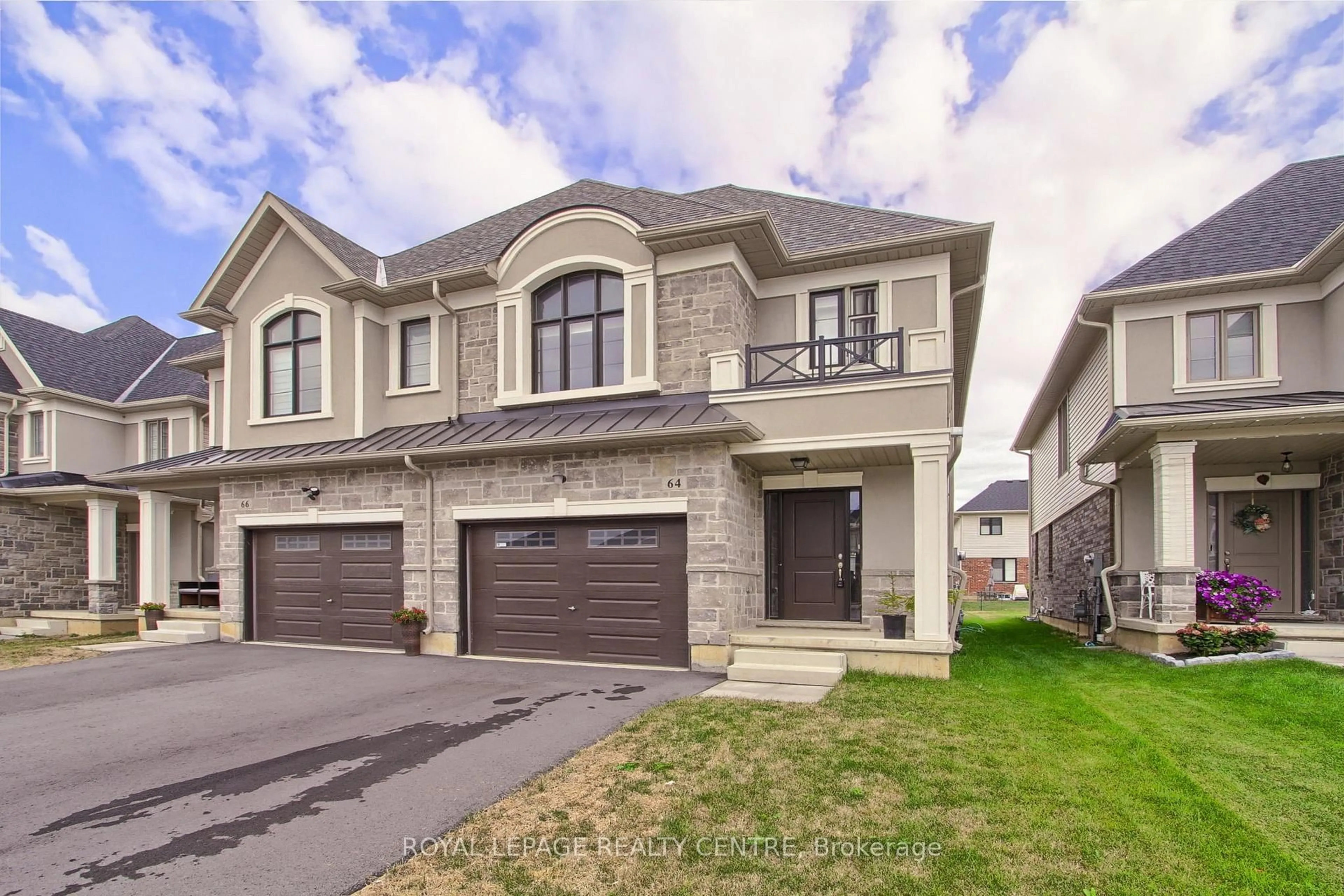 Home with brick exterior material, street for 64 Genoa Dr, Hamilton Ontario L9B 0J8