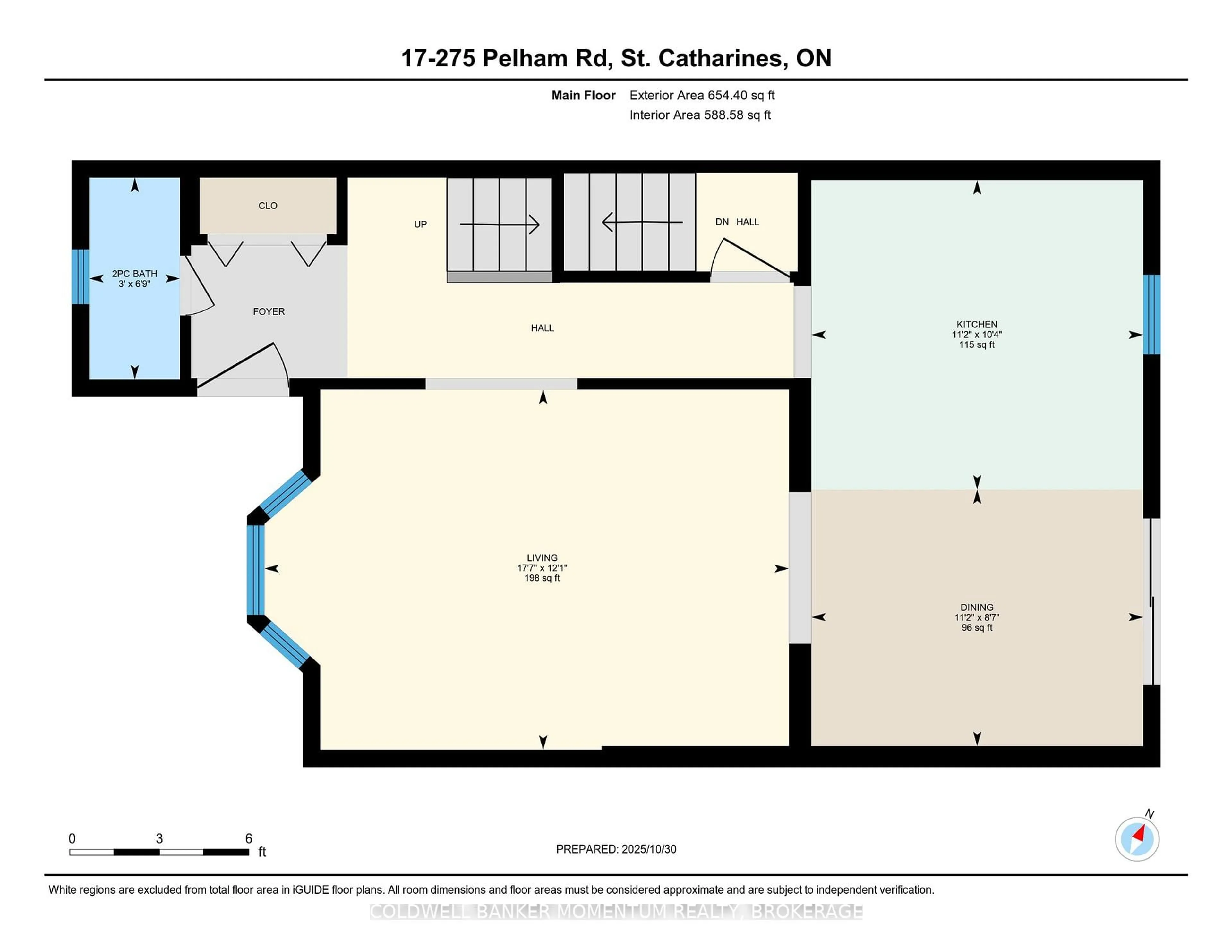Floor plan for 275 PELHAM Rd #17, St. Catharines Ontario L2S 3B9