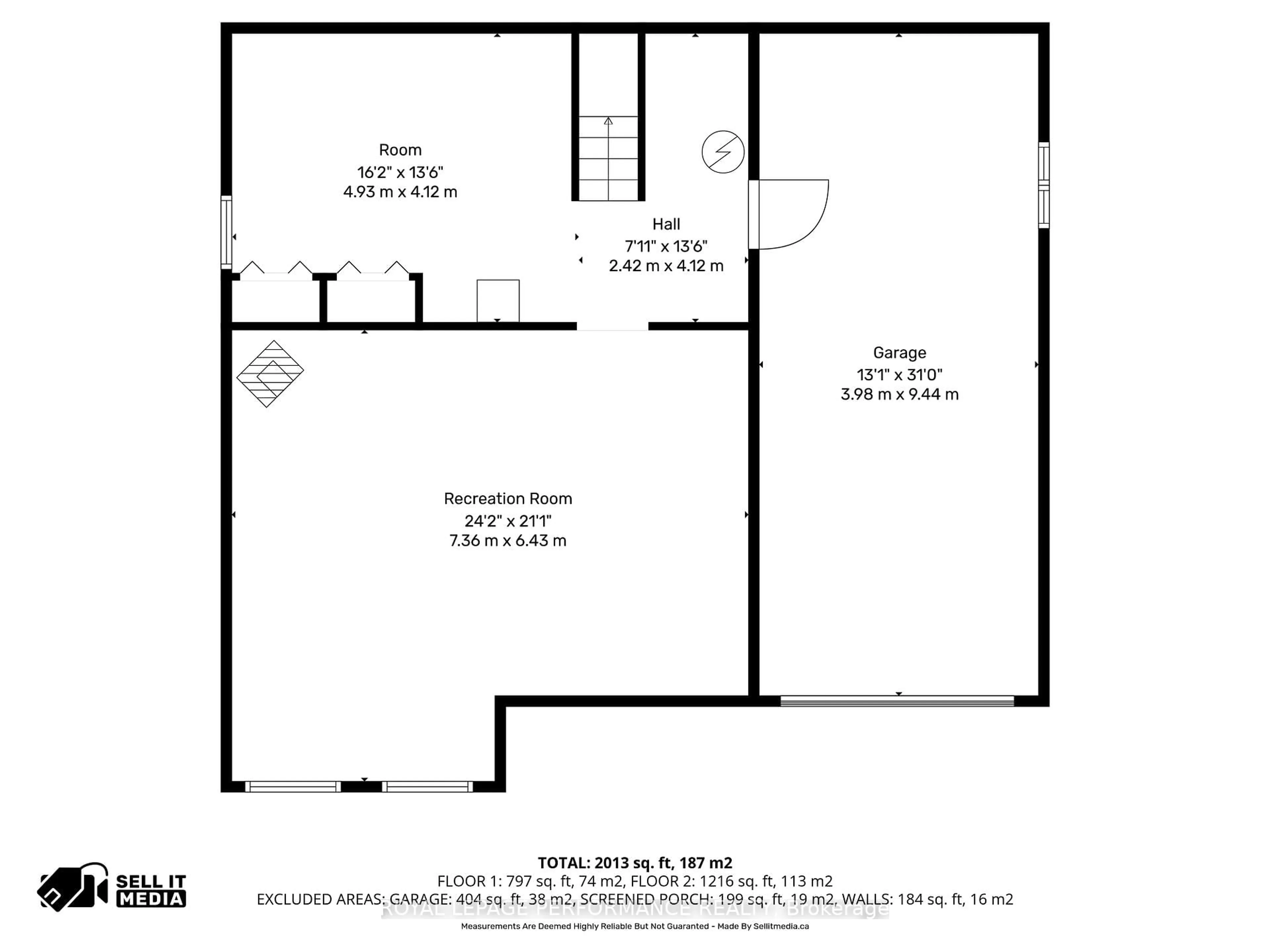 Floor plan for 99 John St, Champlain Ontario K0B 1K0