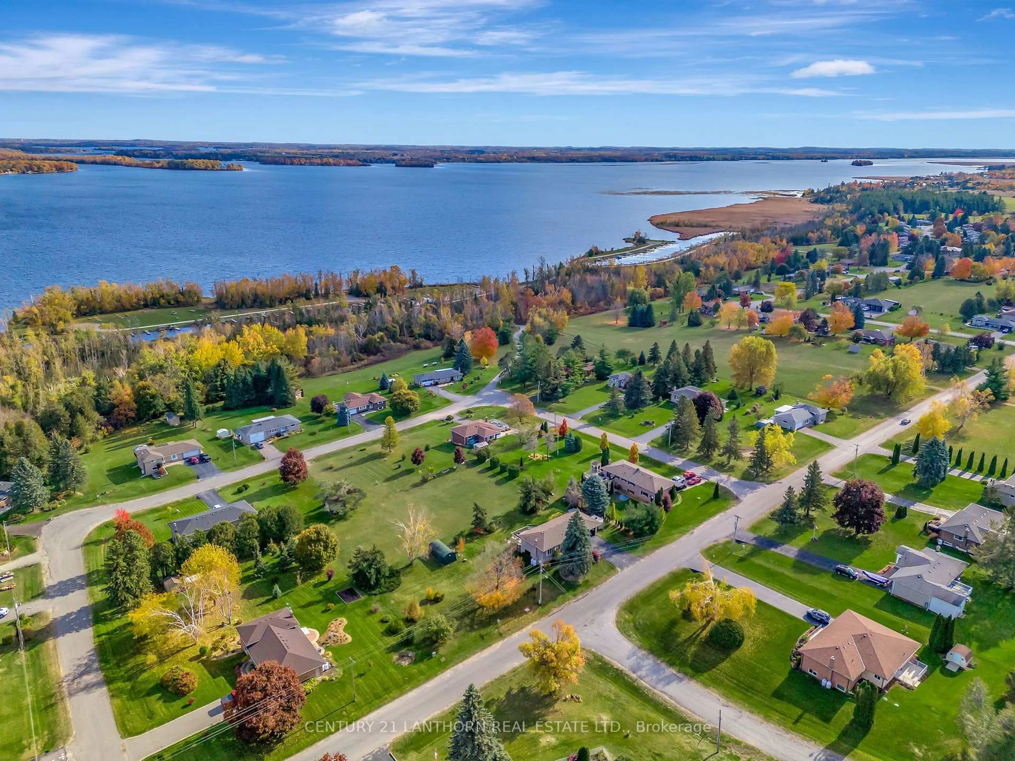 A pic from outside/outdoor area/front of a property/back of a property/a pic from drone, water/lake/river/ocean view for 456 OLD SURREY Lane, Kawartha Lakes Ontario K0M 1A0