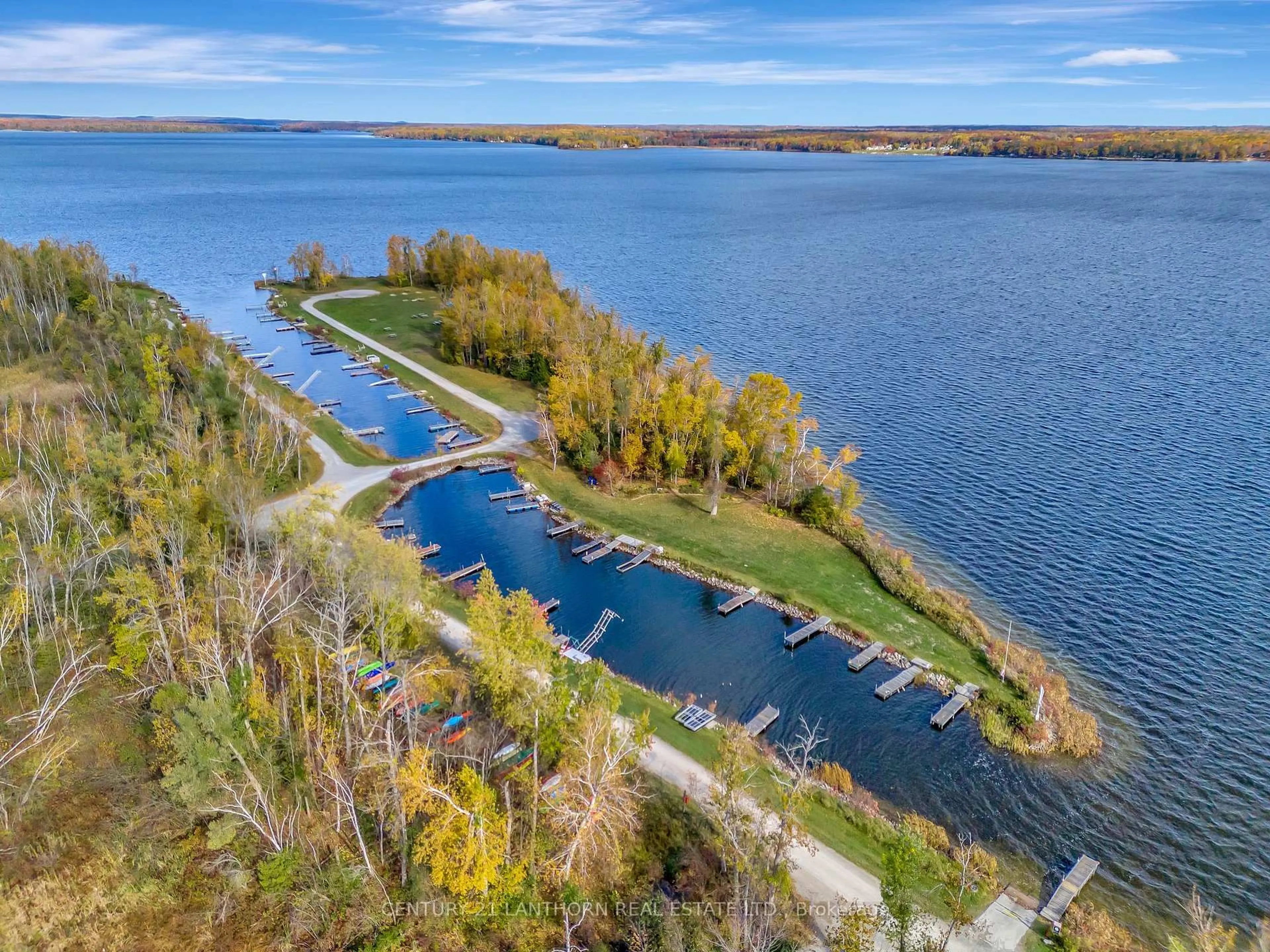 A pic from outside/outdoor area/front of a property/back of a property/a pic from drone, water/lake/river/ocean view for 456 OLD SURREY Lane, Kawartha Lakes Ontario K0M 1A0