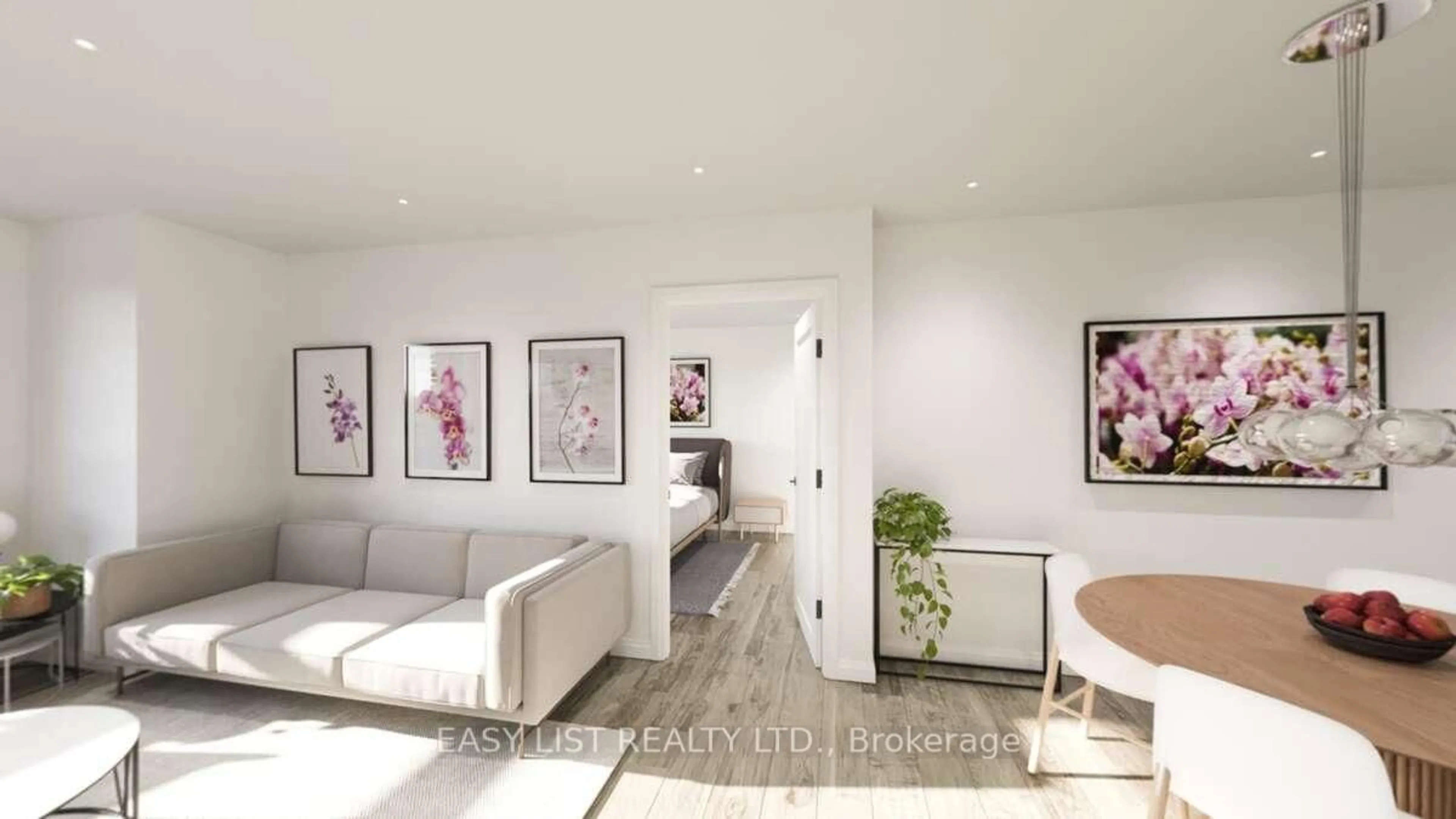 Living room with furniture, unknown for 20 Green Arbour Way #110, Kawartha Lakes Ontario K9V 0E6