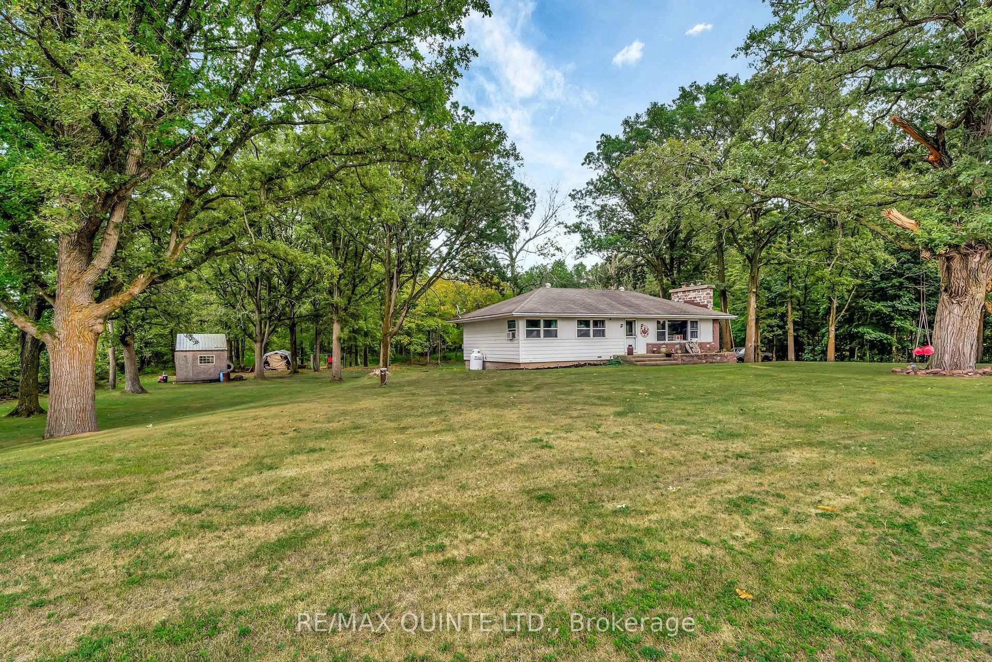 A pic from outside/outdoor area/front of a property/back of a property/a pic from drone, unknown for 14184 Highway 62, Madoc Ontario K0K 2K0