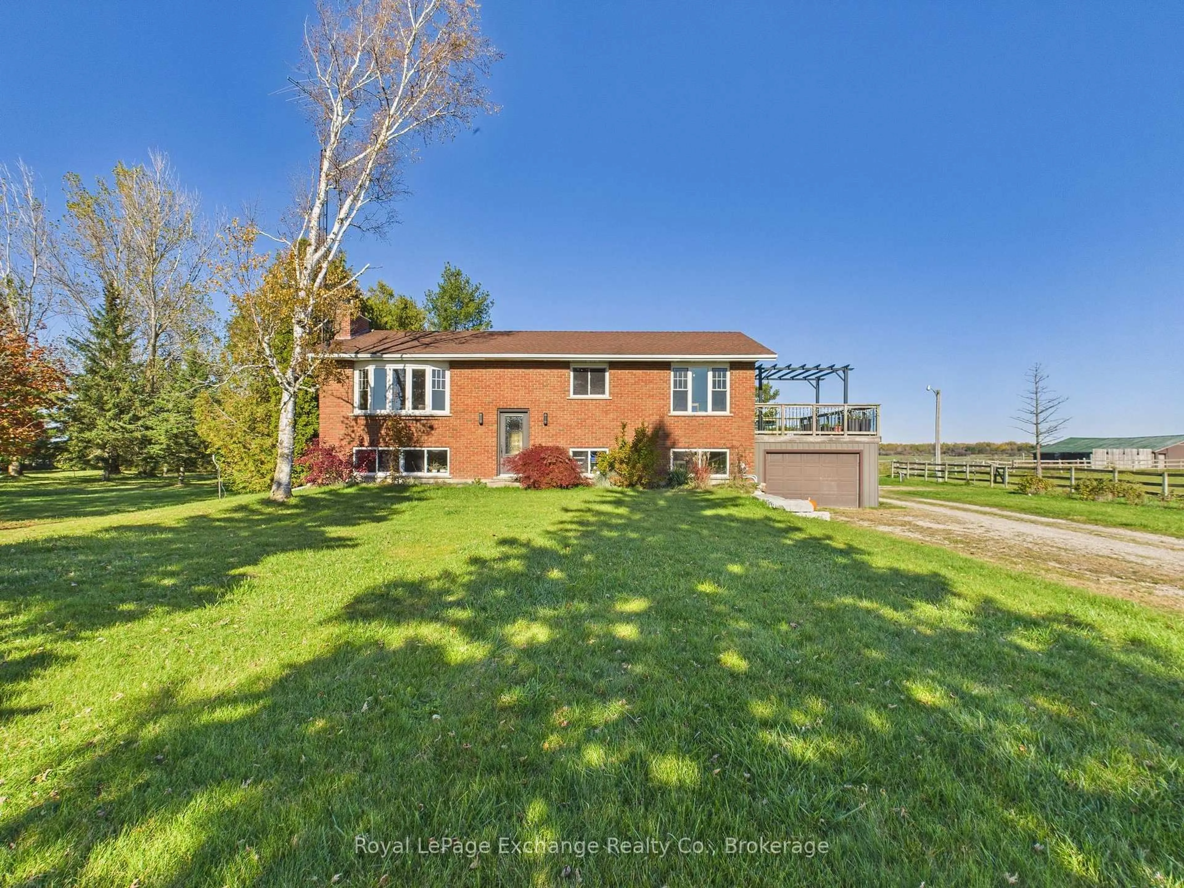 A pic from outside/outdoor area/front of a property/back of a property/a pic from drone, unknown for 1372 12 Concession, Huron-Kinloss Ontario N0G 2R0