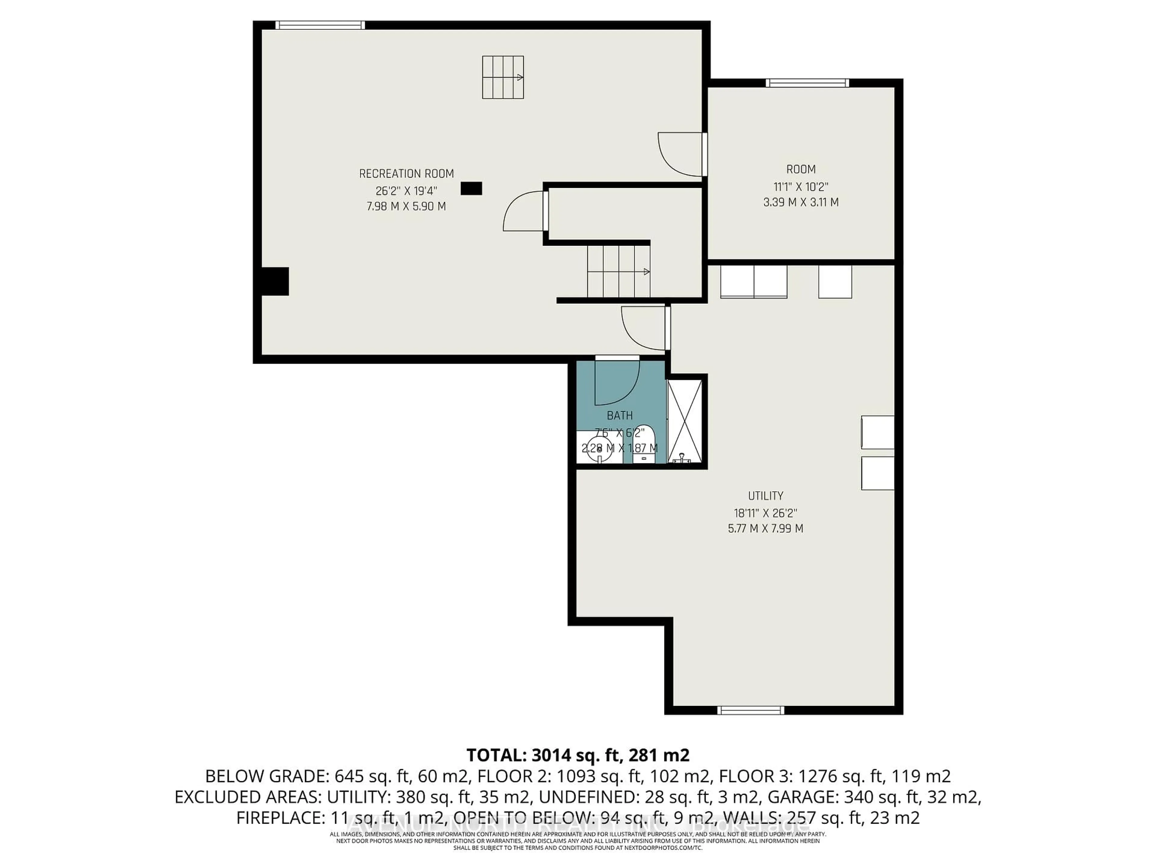 Floor plan for 31 Bearman St, Ottawa Ontario K2G 7B4