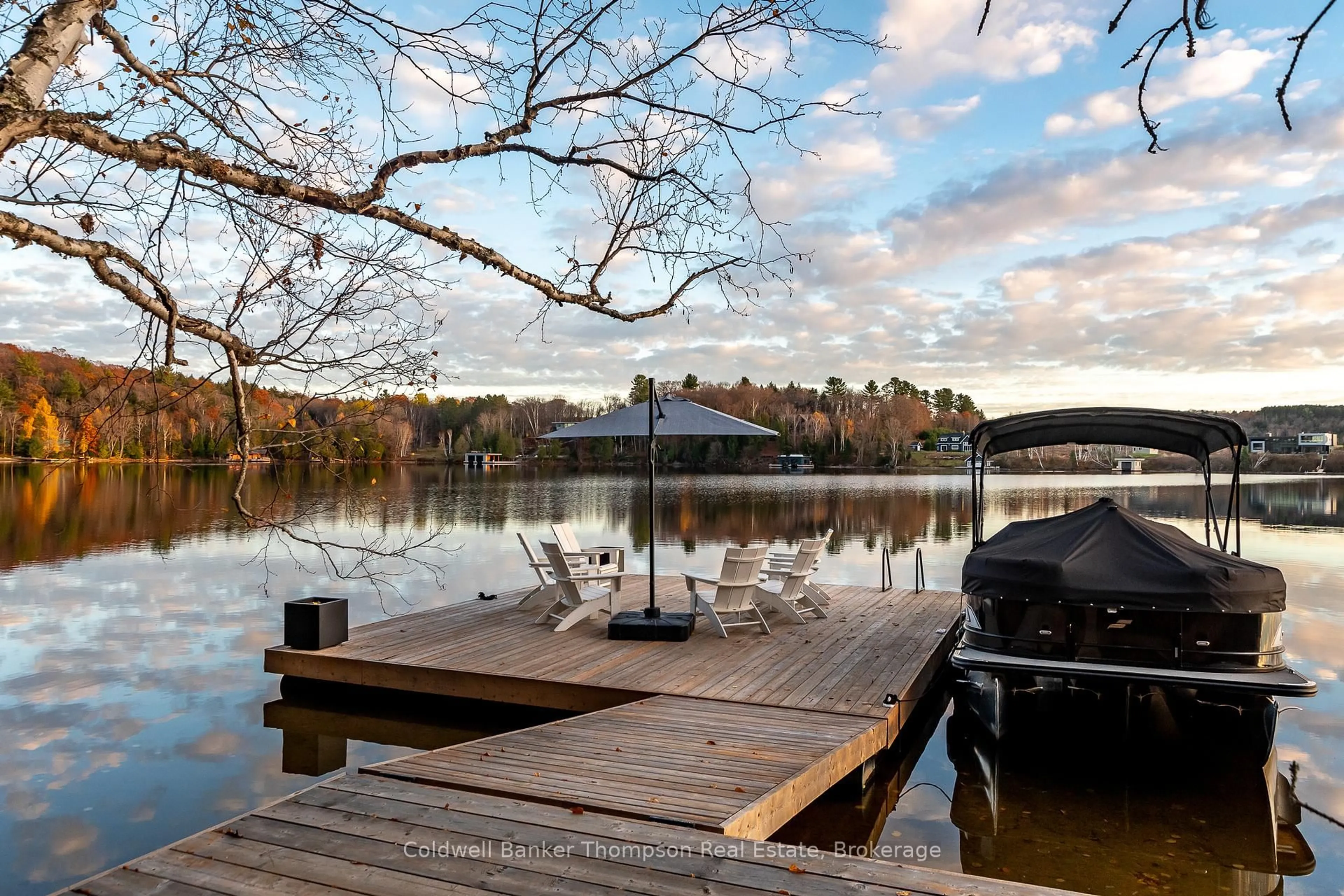 Patio, water/lake/river/ocean view for 295 Echo Bay Rd, Huntsville Ontario P1H 1R4