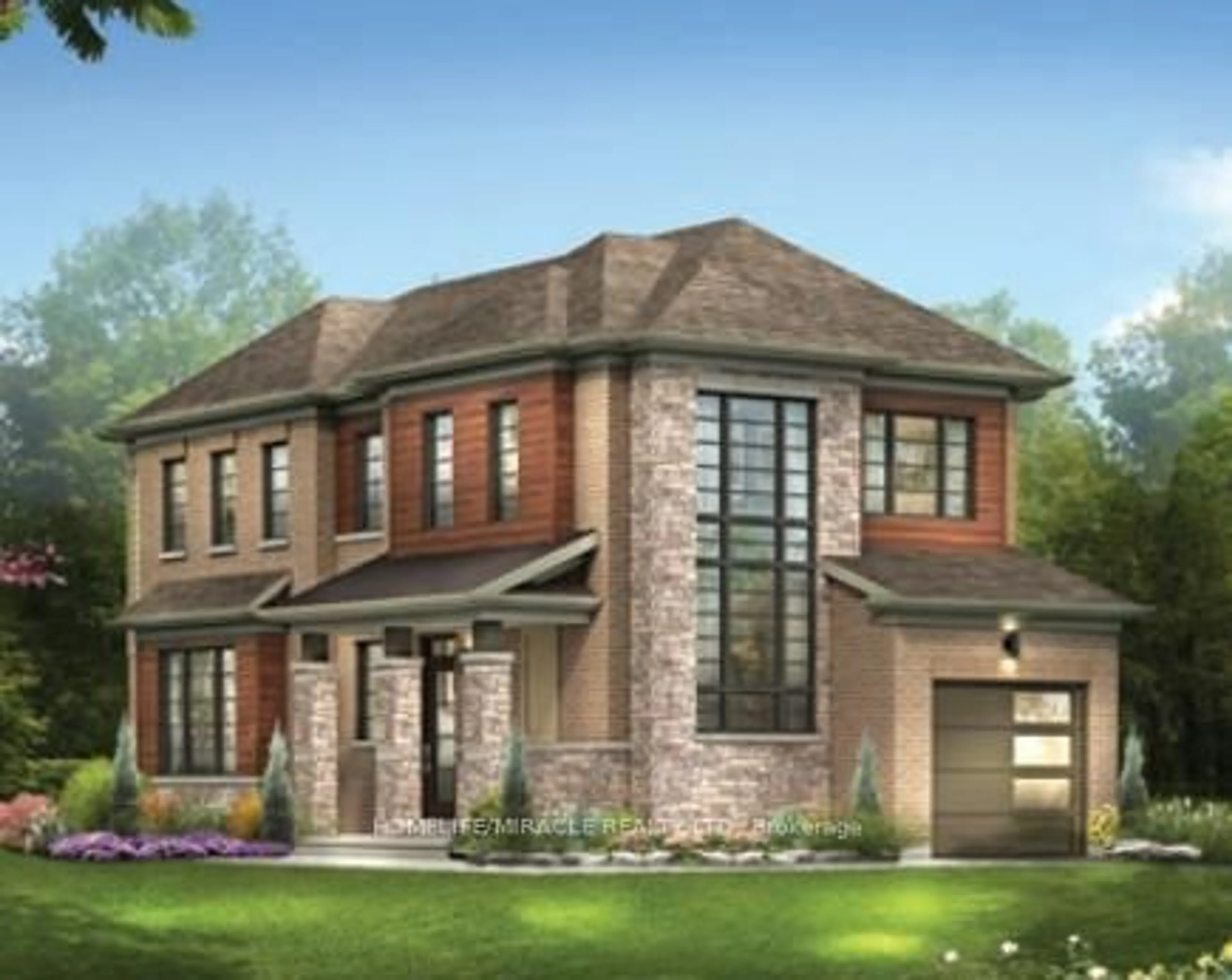 Home with brick exterior material, building for 2 Wilmot Rd, Brantford Ontario N3T 0K8
