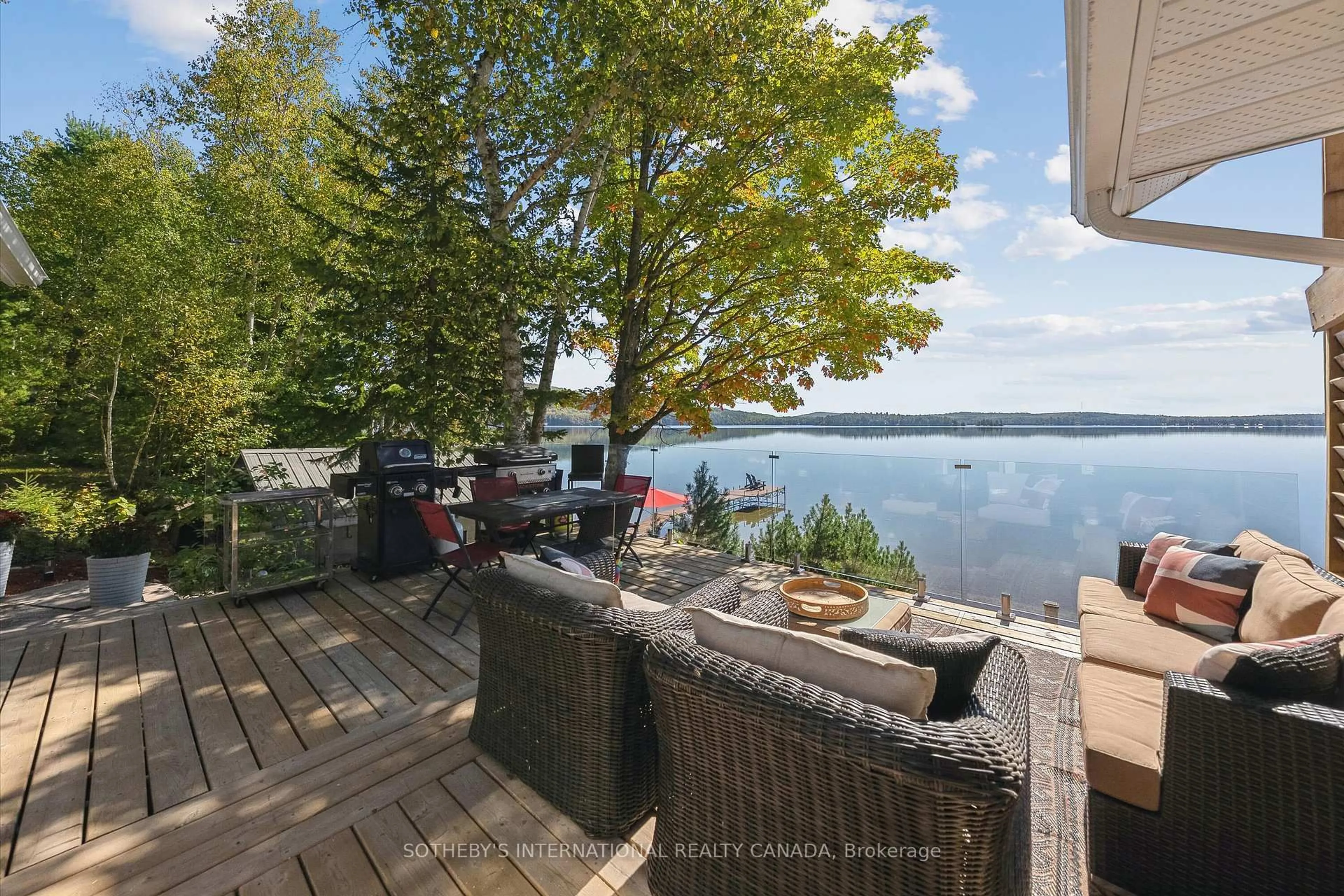 Patio, water/lake/river/ocean view for 30 Tara Crt, Maple Leaf Ontario K0L 2R0