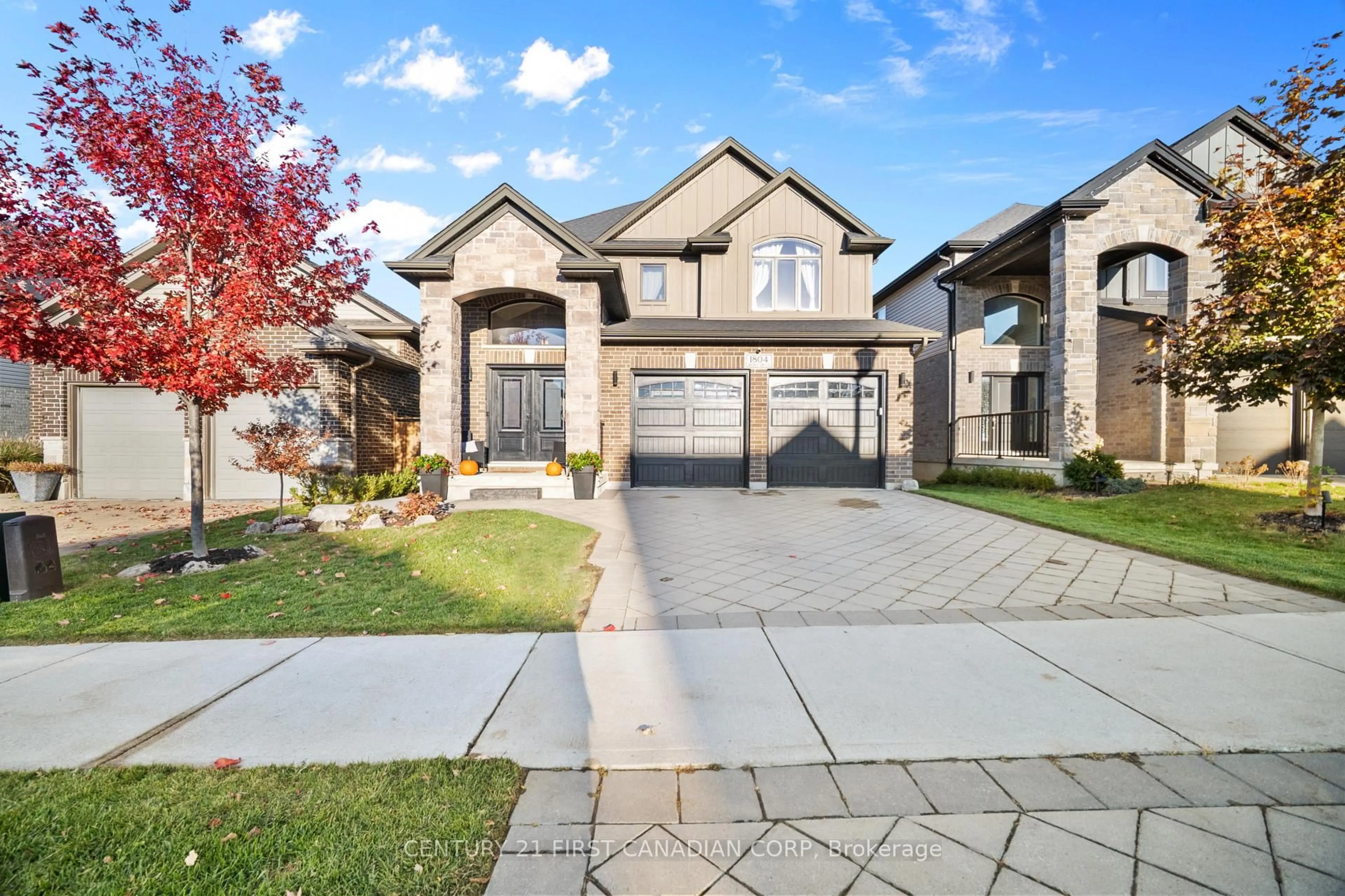 Home with brick exterior material, street for 1804 BROWN Dr, London North Ontario N6G 0M4