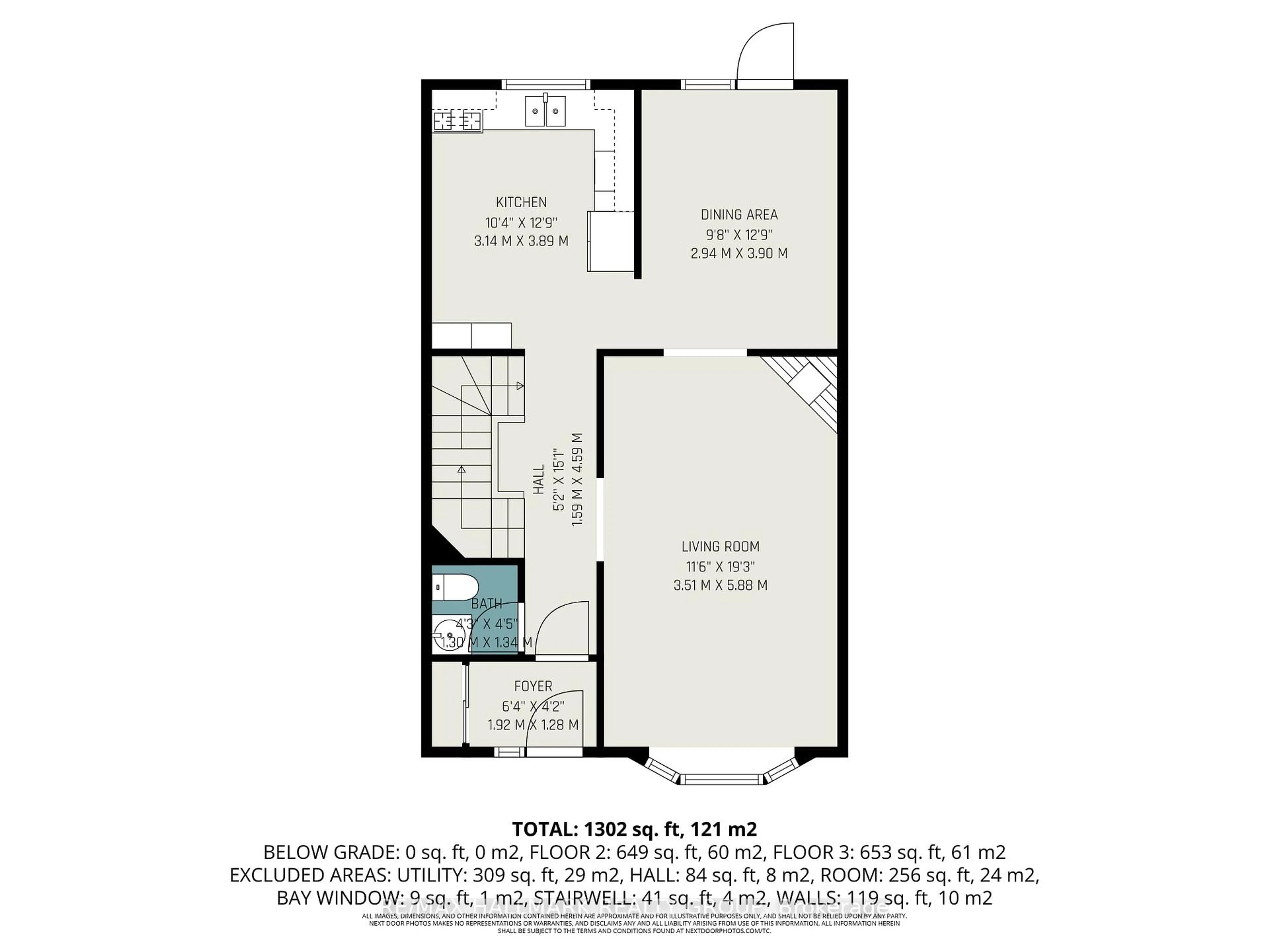 Floor plan for 46 A Medhurst Dr #34, Ottawa Ontario K2G 4V2