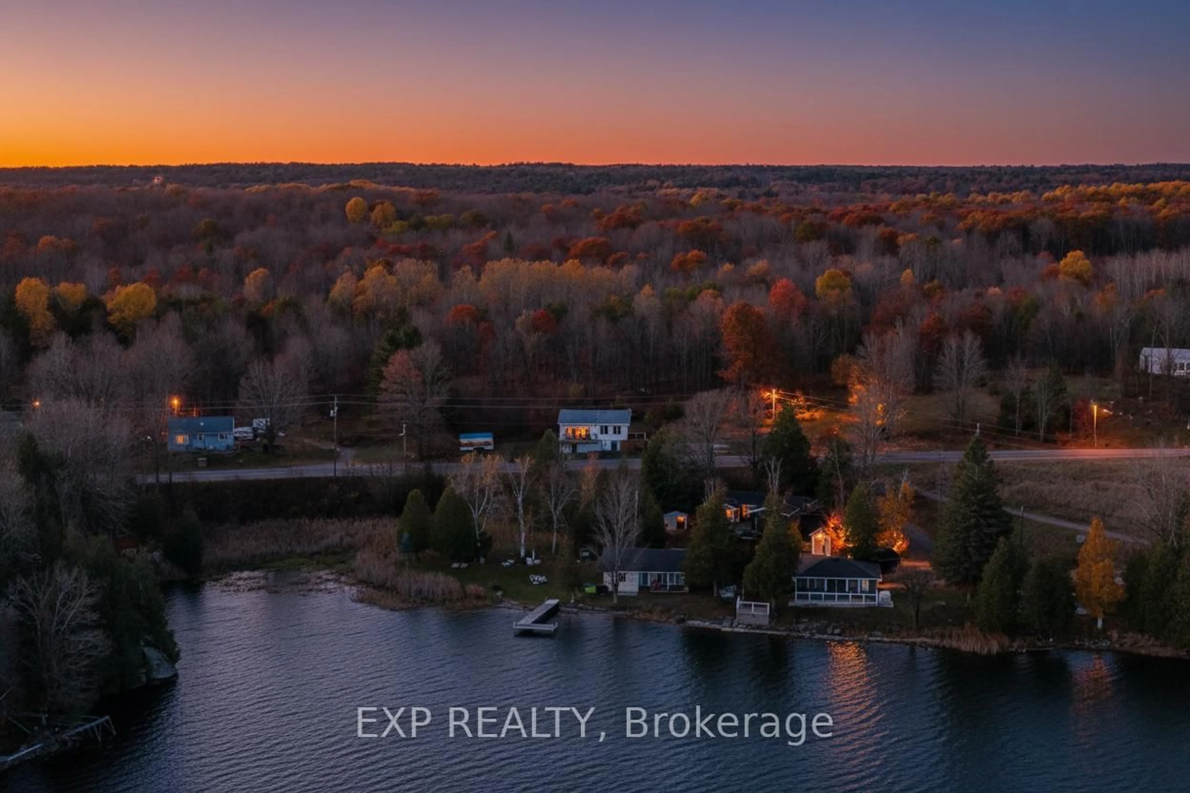 A pic from outside/outdoor area/front of a property/back of a property/a pic from drone, water/lake/river/ocean view for 6129 Arden Rd, Arden Ontario K0H 1B0