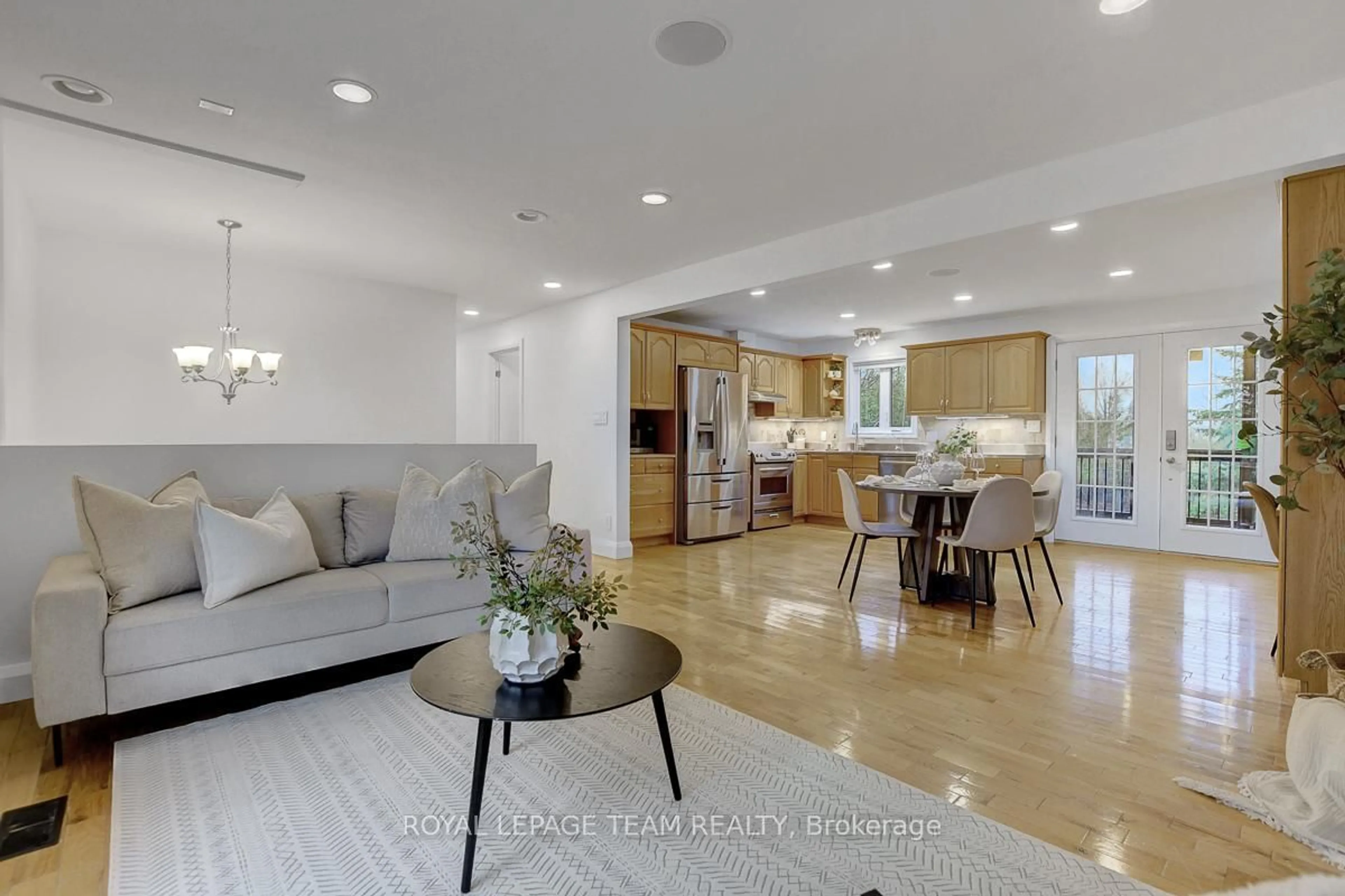 Open concept kitchen, ceramic/tile floor for 6155 Piperville Rd, Carlsbad Springs Ontario K0A 1K0