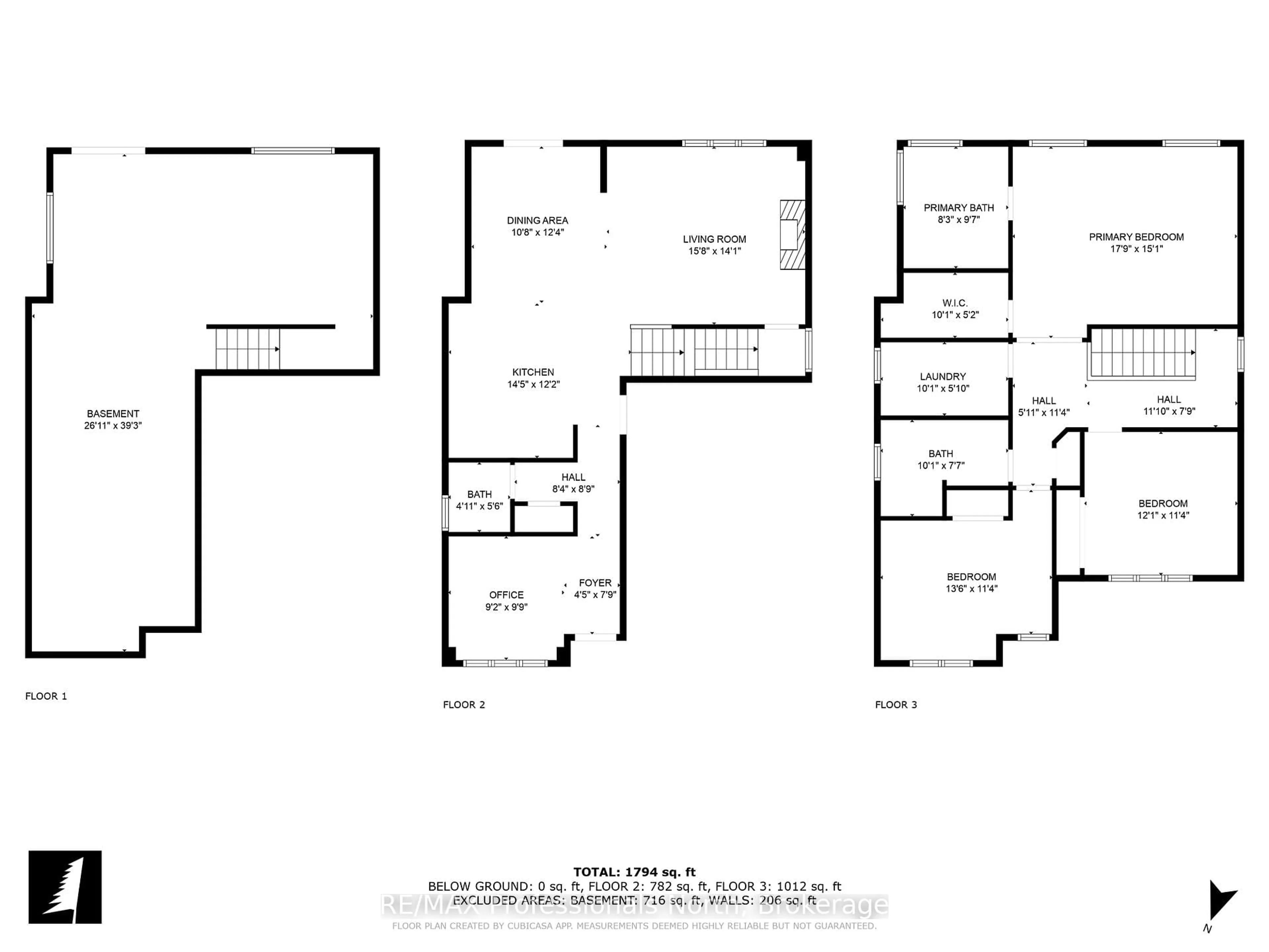 Floor plan for 35 Woodstream Dr, Huntsville Ontario P0A 1B7