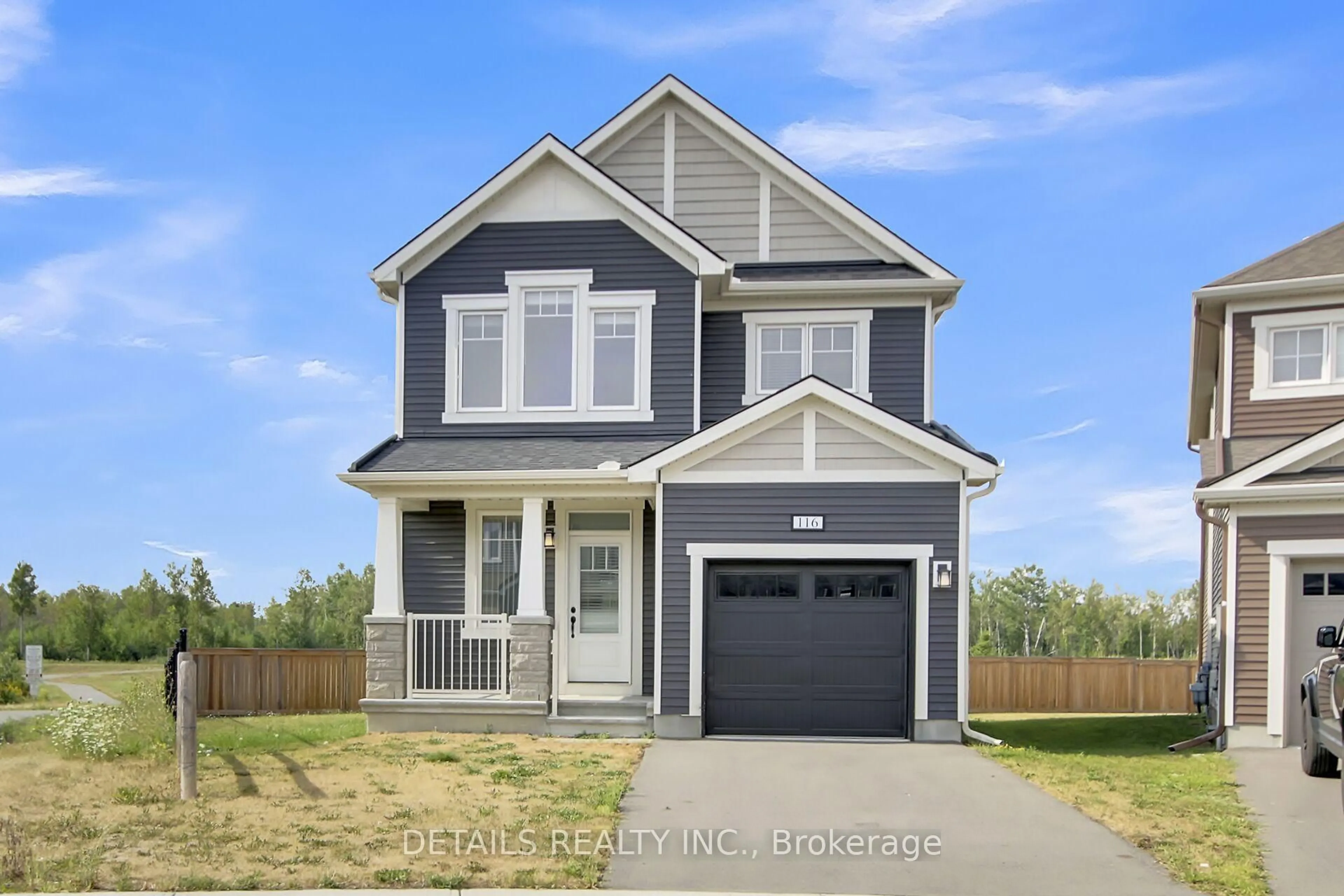 Home with vinyl exterior material, street for 116 Unity Pl, Ottawa Ontario K2S 2Y8
