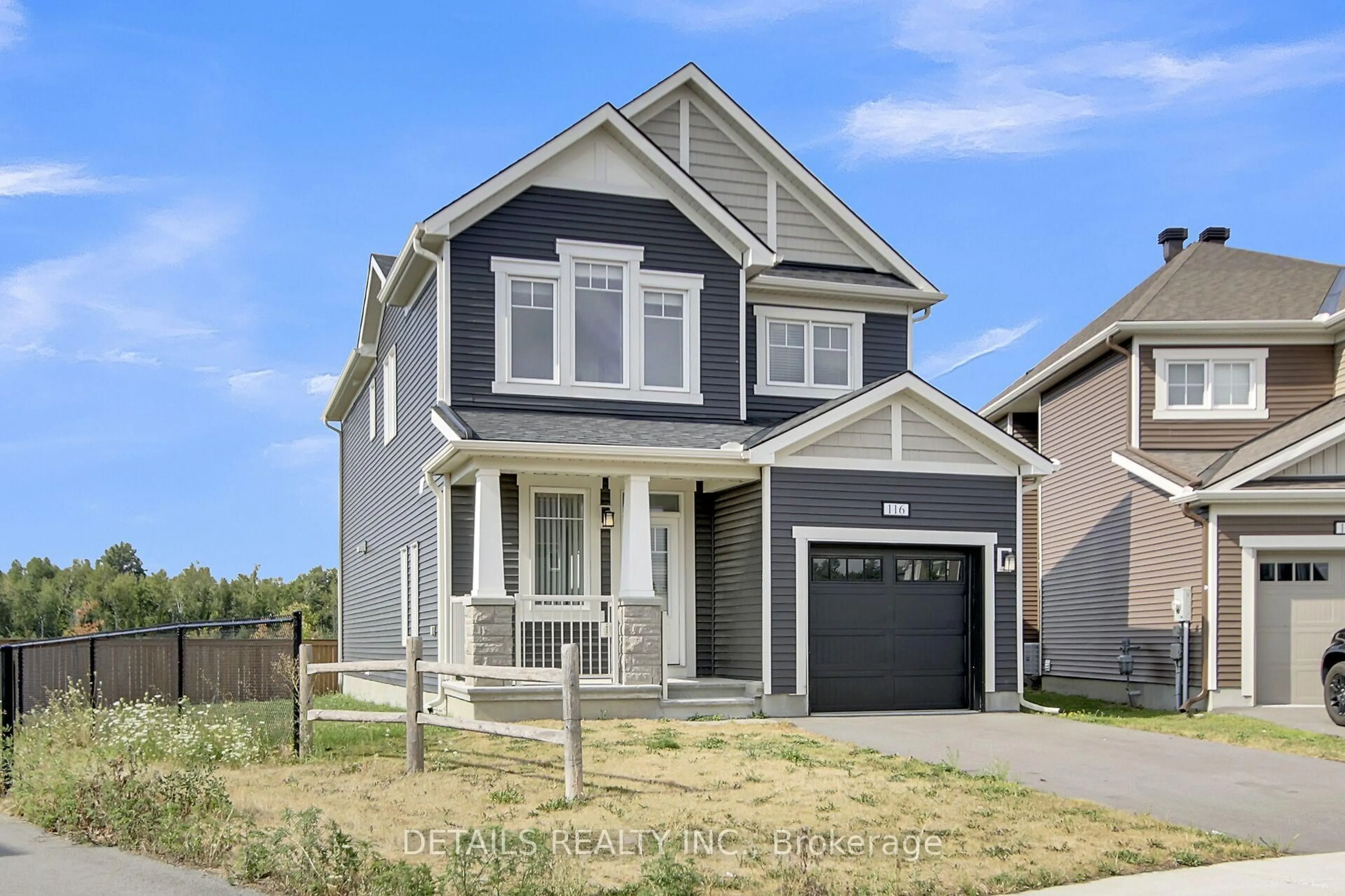 Home with vinyl exterior material, street for 116 Unity Pl, Ottawa Ontario K2S 2Y8