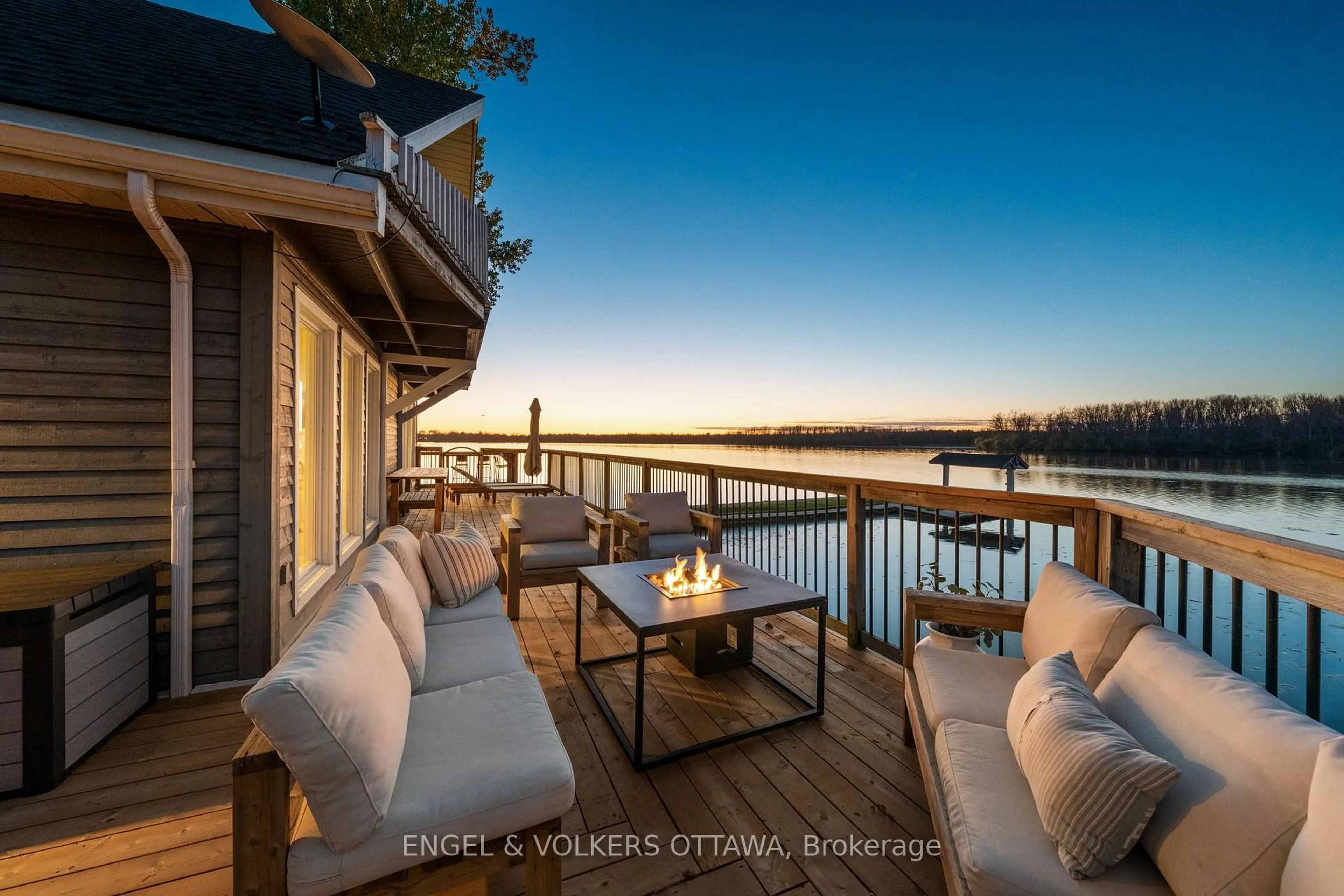 Patio, water/lake/river/ocean view for 3882 Lannin Lane, North Grenville Ontario K0G 1J0