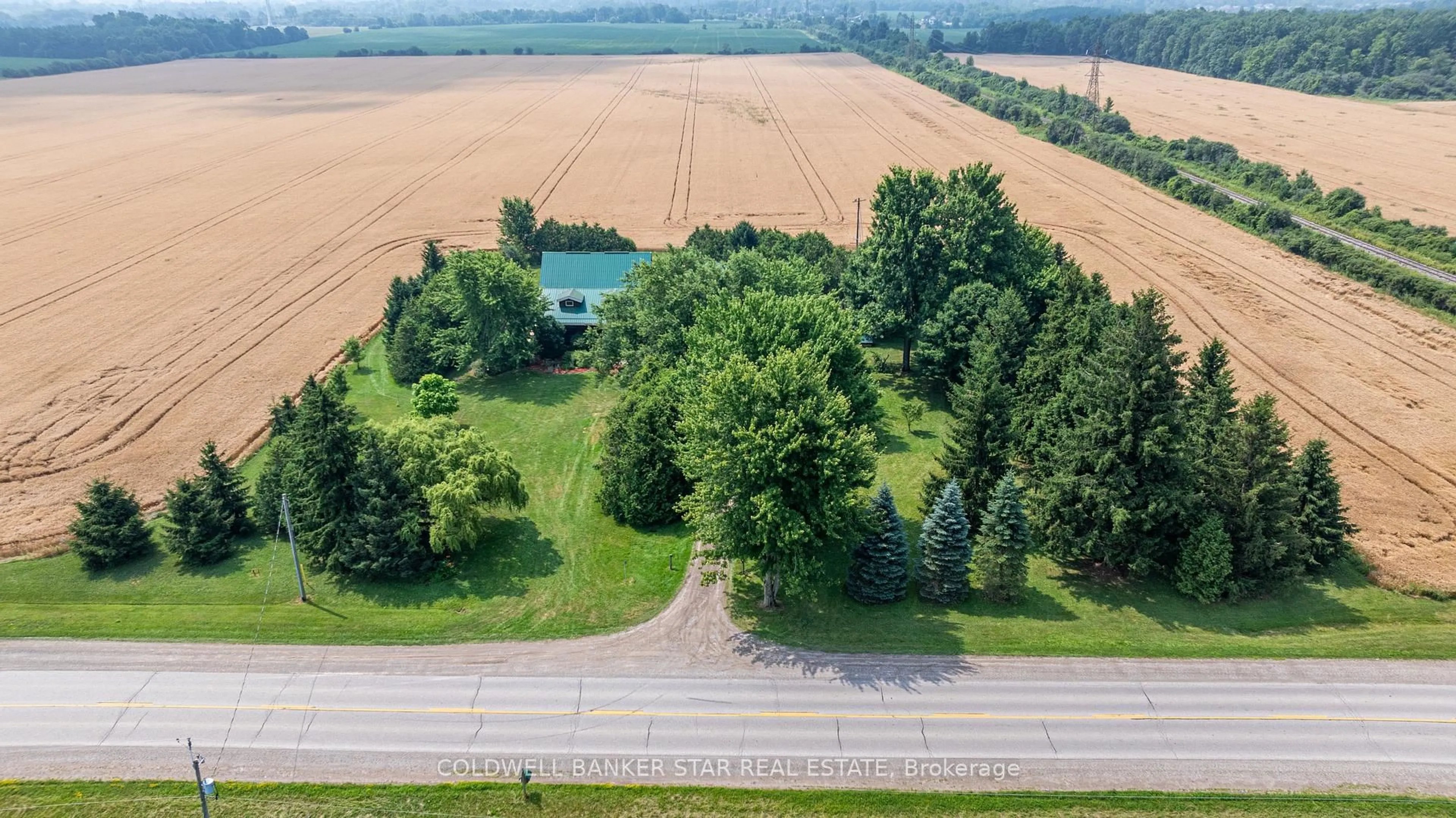 A pic from outside/outdoor area/front of a property/back of a property/a pic from drone, unknown for 42431 RON McNEIL Line, Central Elgin Ontario N5P 3T1