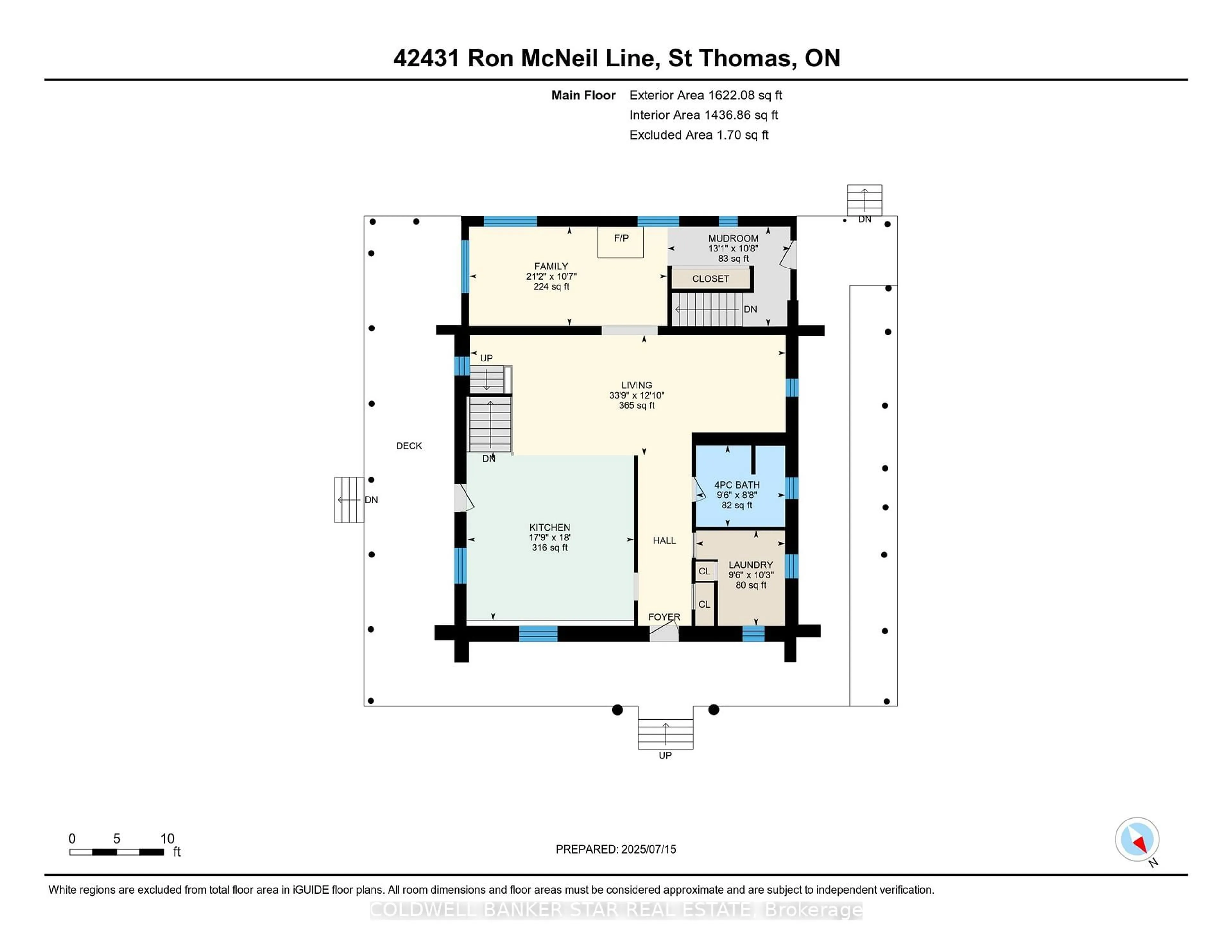 Floor plan for 42431 RON McNEIL Line, Central Elgin Ontario N5P 3T1