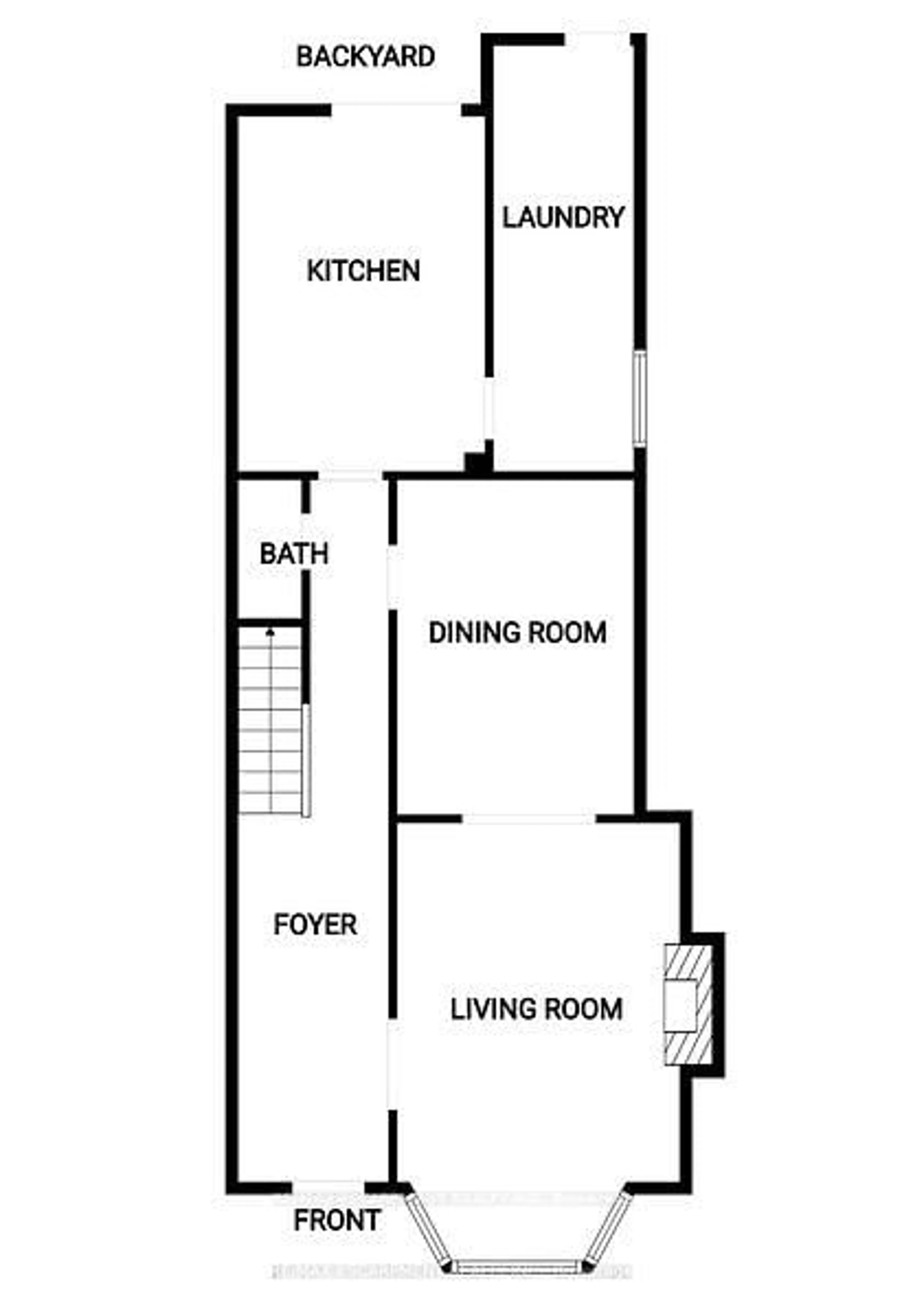 Floor plan for 241 Robert St, Hamilton Ontario L8L 2R3