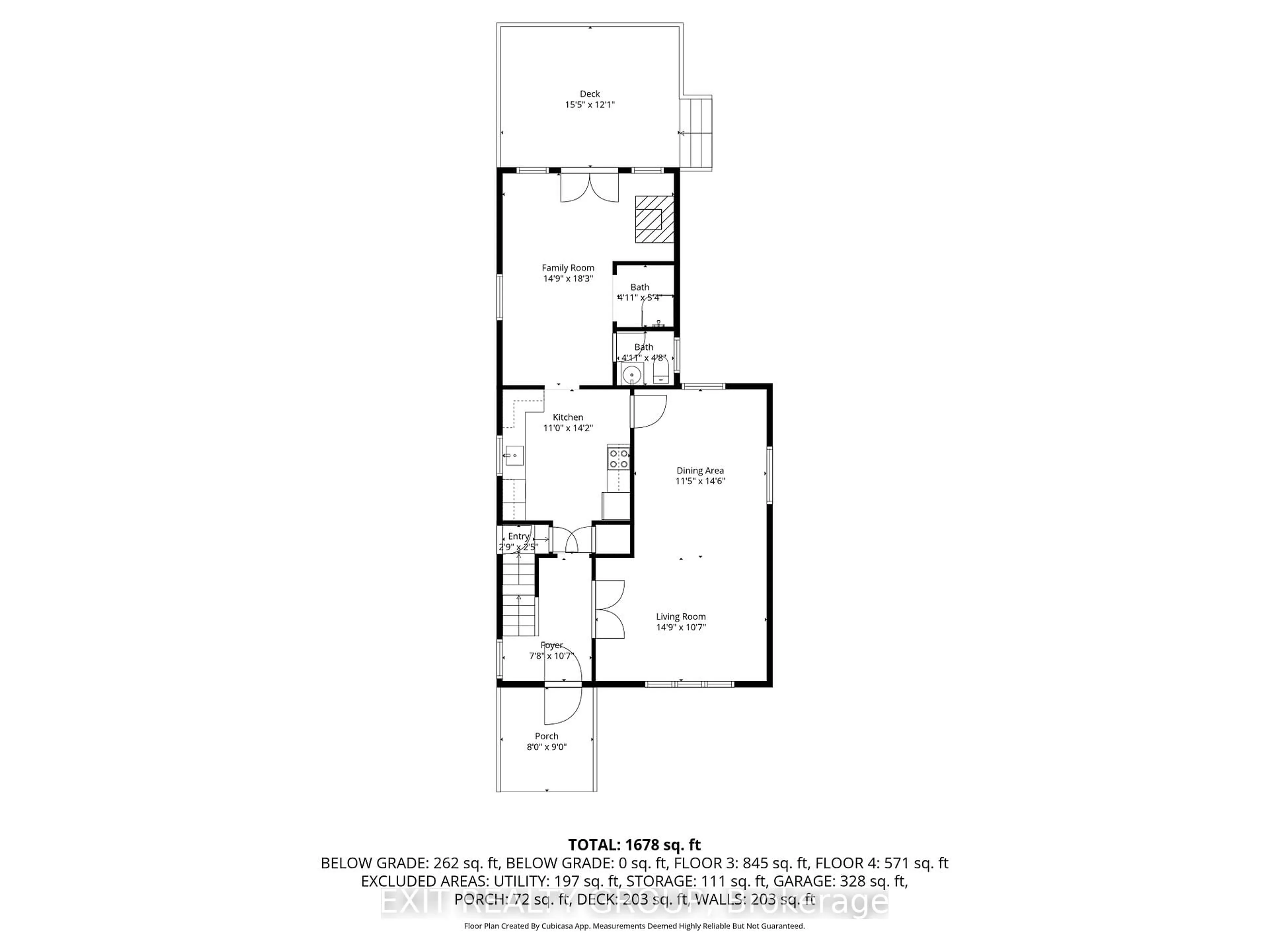 Floor plan for 92 Byron St, Quinte West Ontario K8V 2Y2