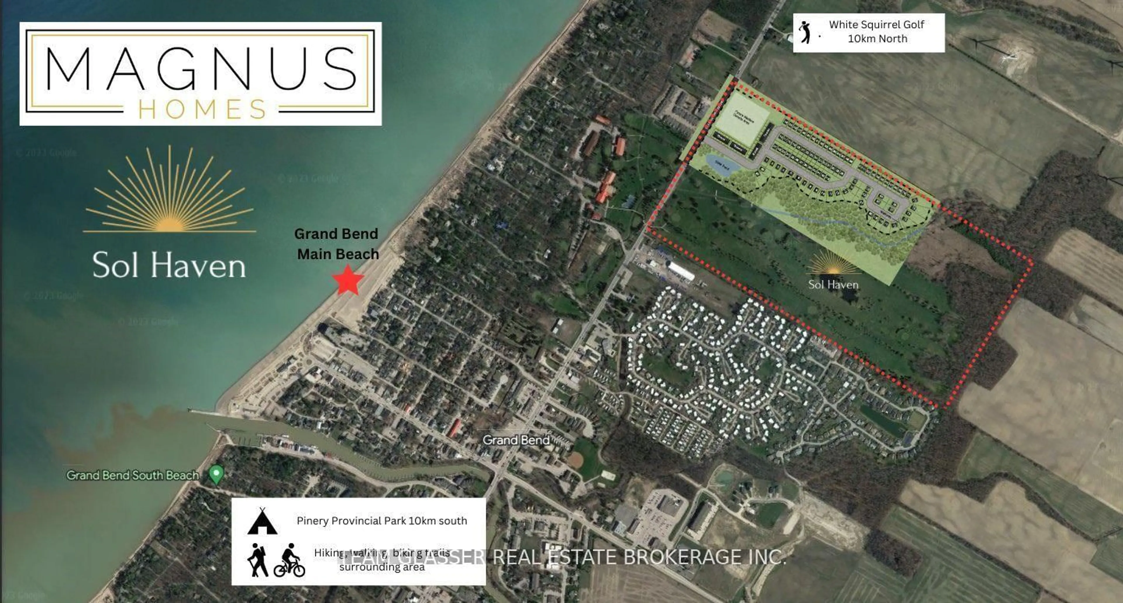 Picture of a map for 22 Dearing Dr, South Huron Ontario N0M 1T0