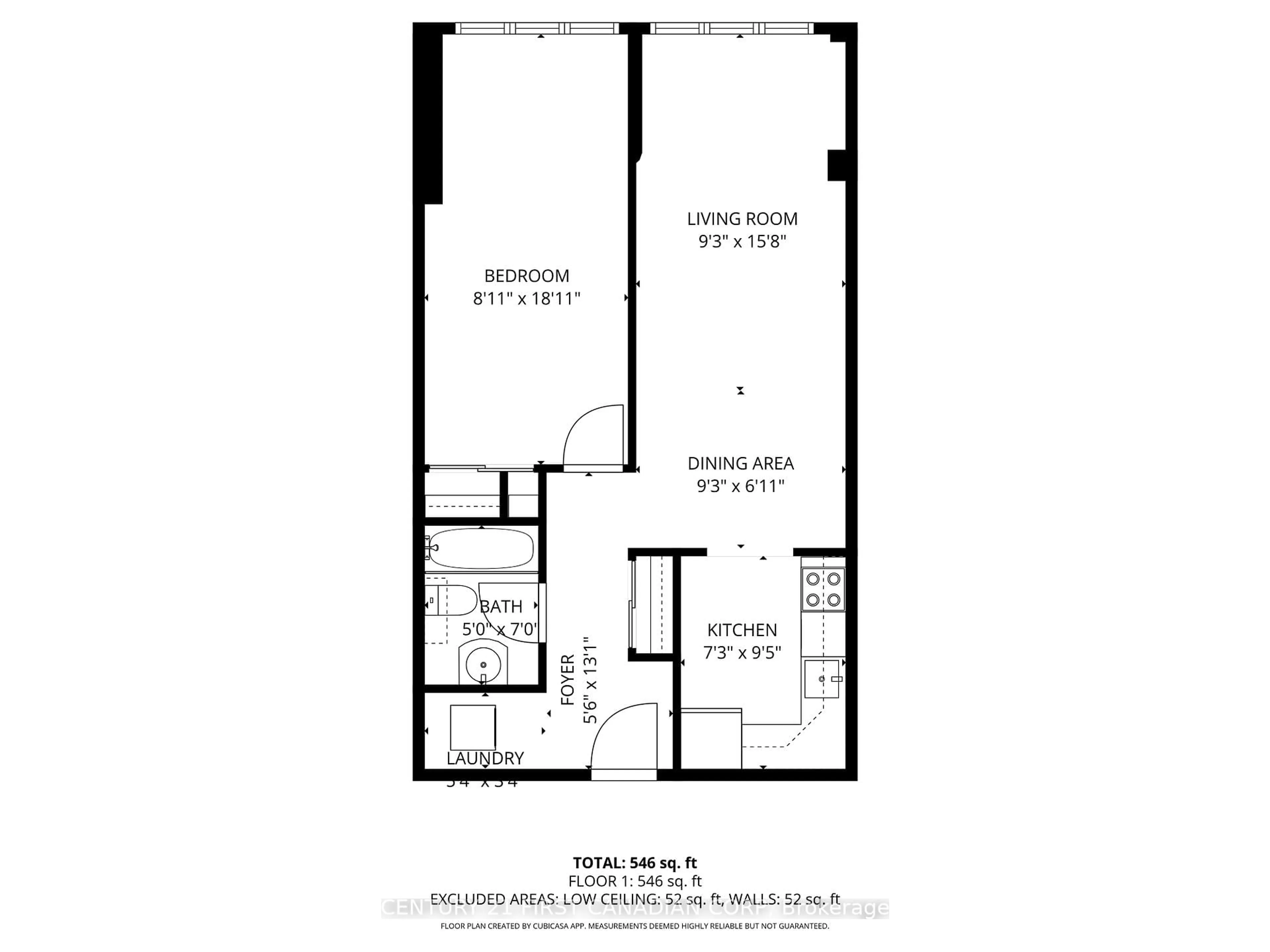Floor plan for 389 Dundas St #2405, London East Ontario N6B 3L5