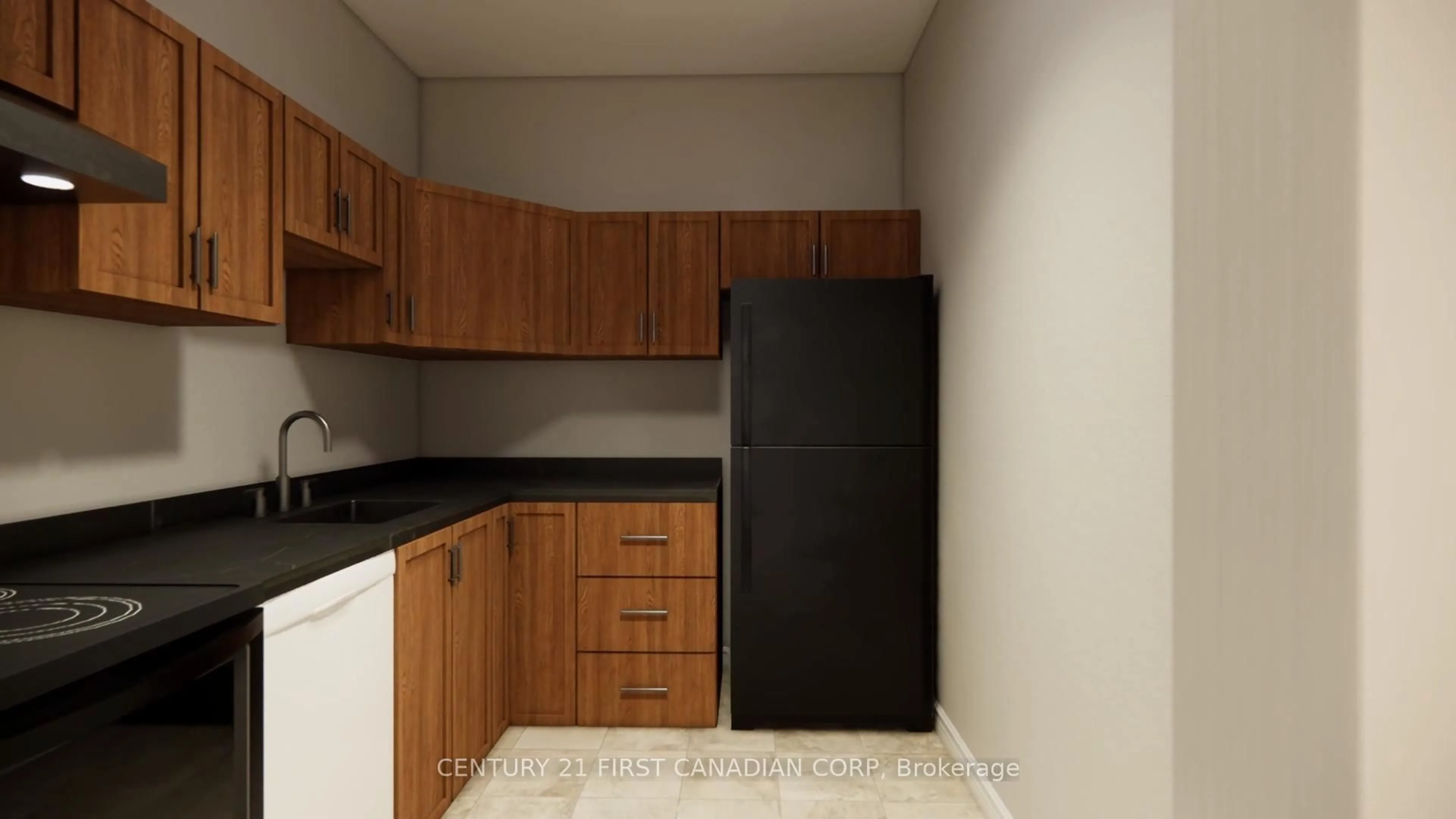 Standard kitchen, unknown for 389 Dundas St #2405, London East Ontario N6B 3L5