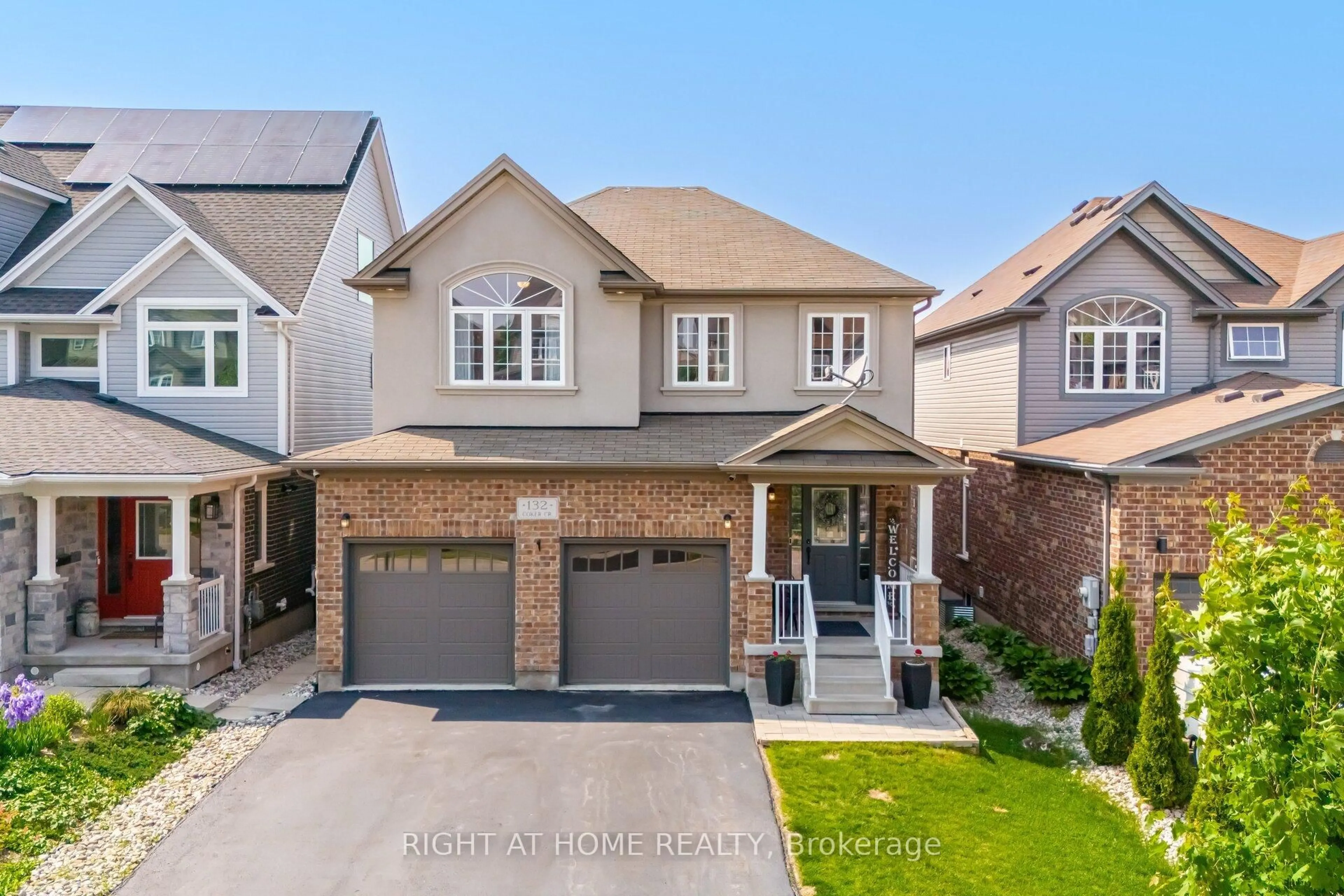 Home with brick exterior material, street for 132 Coker Cres, Guelph/Eramosa Ontario N0B 2K0