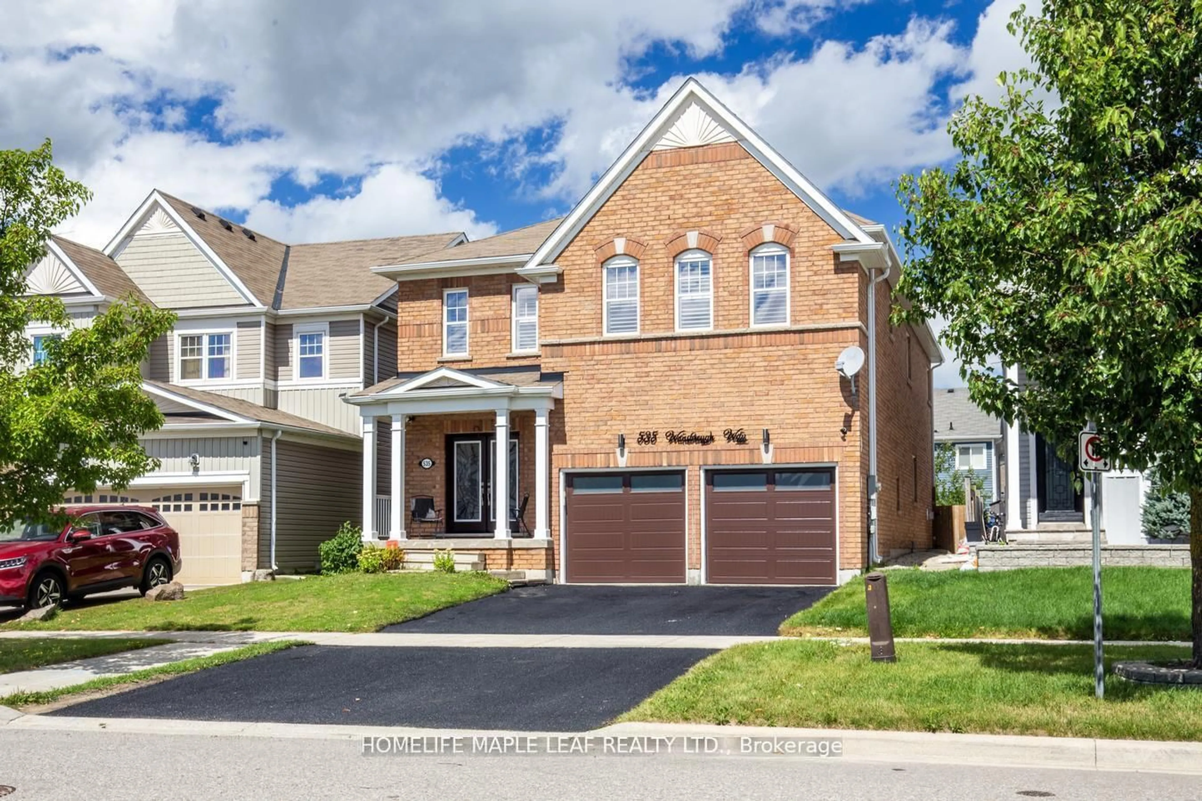 Home with brick exterior material, street for 535 Wansbrough Way, Shelburne Ontario L9V 2S6